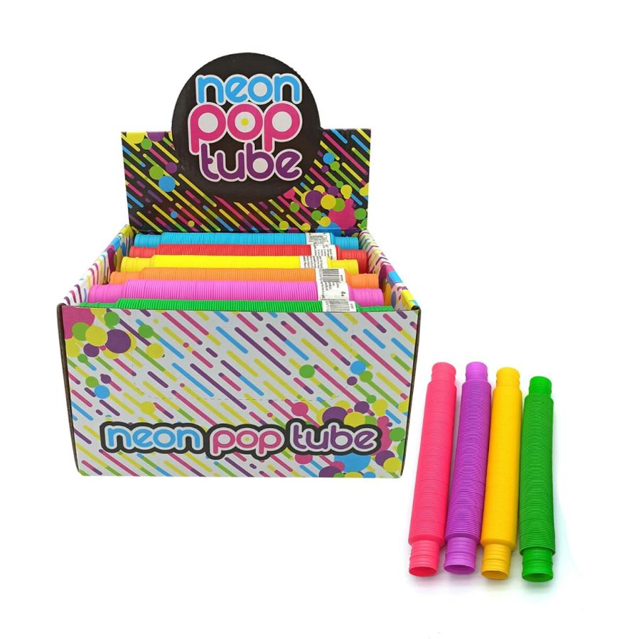 Neon Pop Tube Assorted Colors
