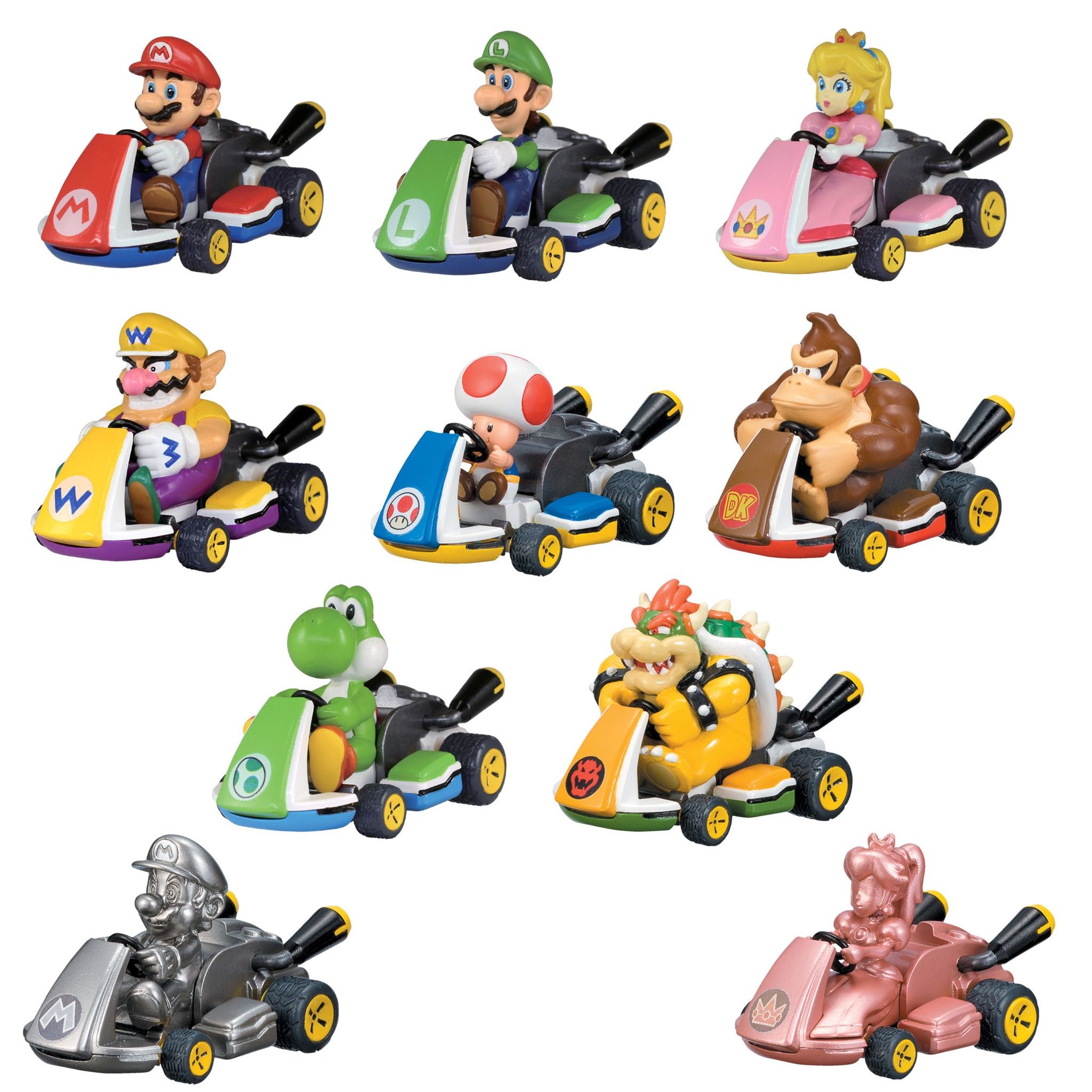 Nintendo Mariokart Pull Back Racers Blind Capsule