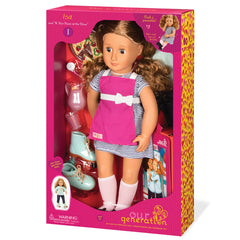 OUR GENERATION DELUXE ISA DINNER DOLL WITH BOOK