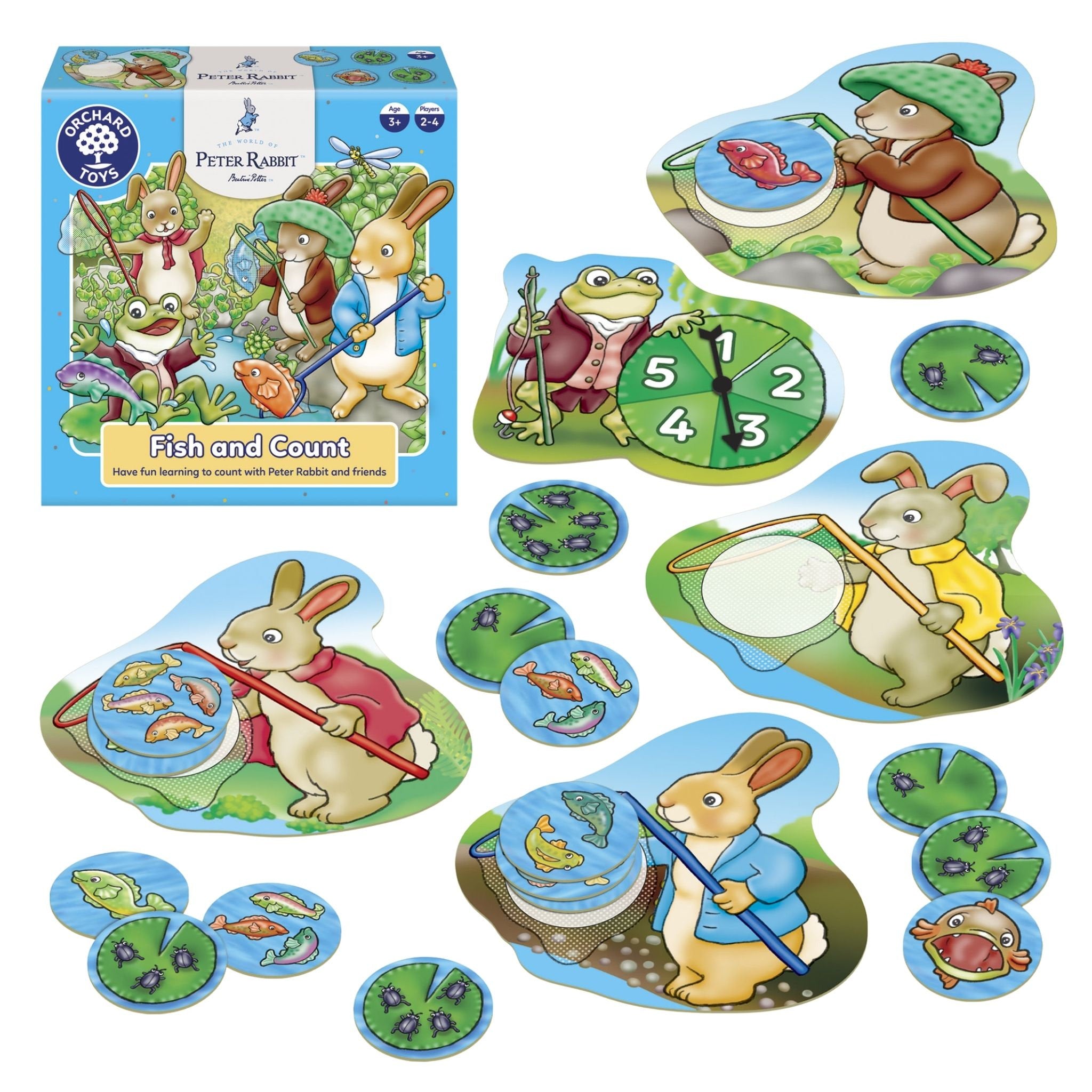 Orchard Toys Peter Rabbit - Fish & Count Game