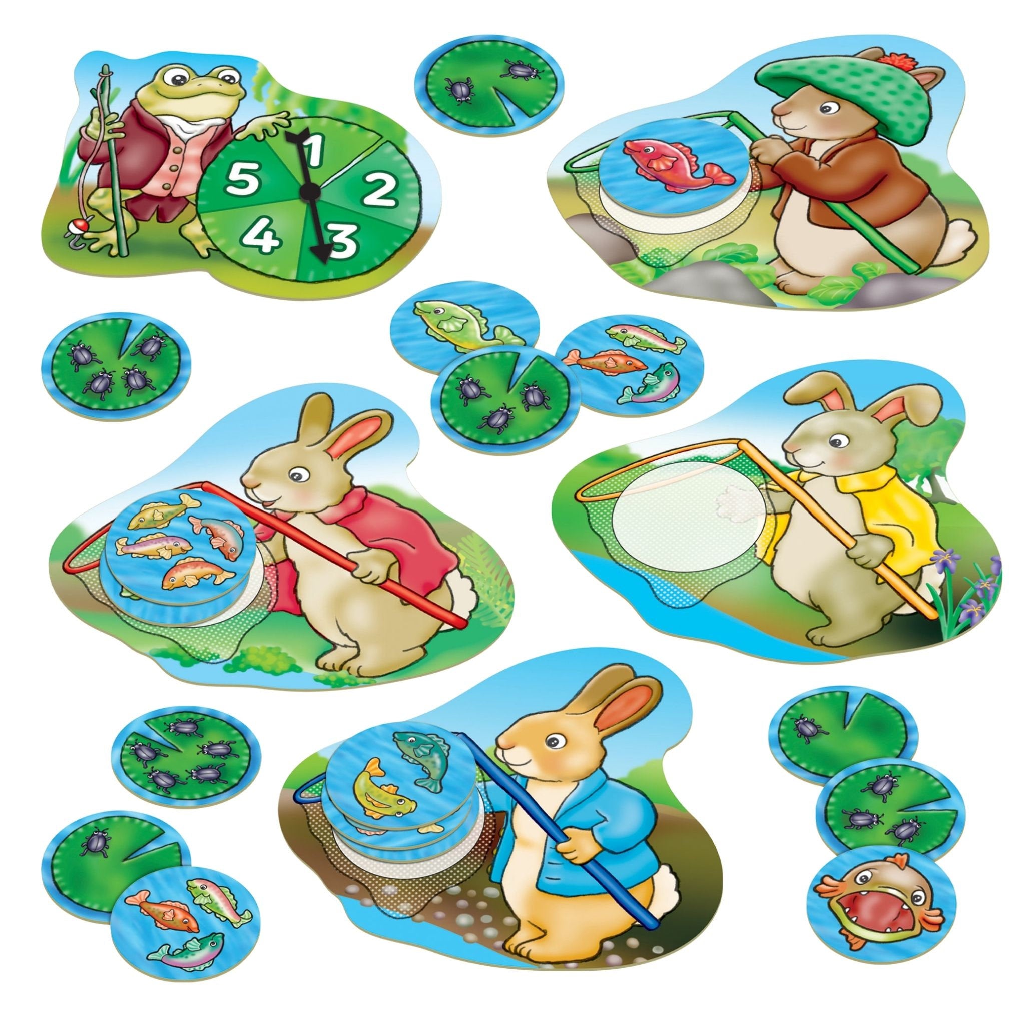 Orchard Toys Peter Rabbit - Fish & Count Game