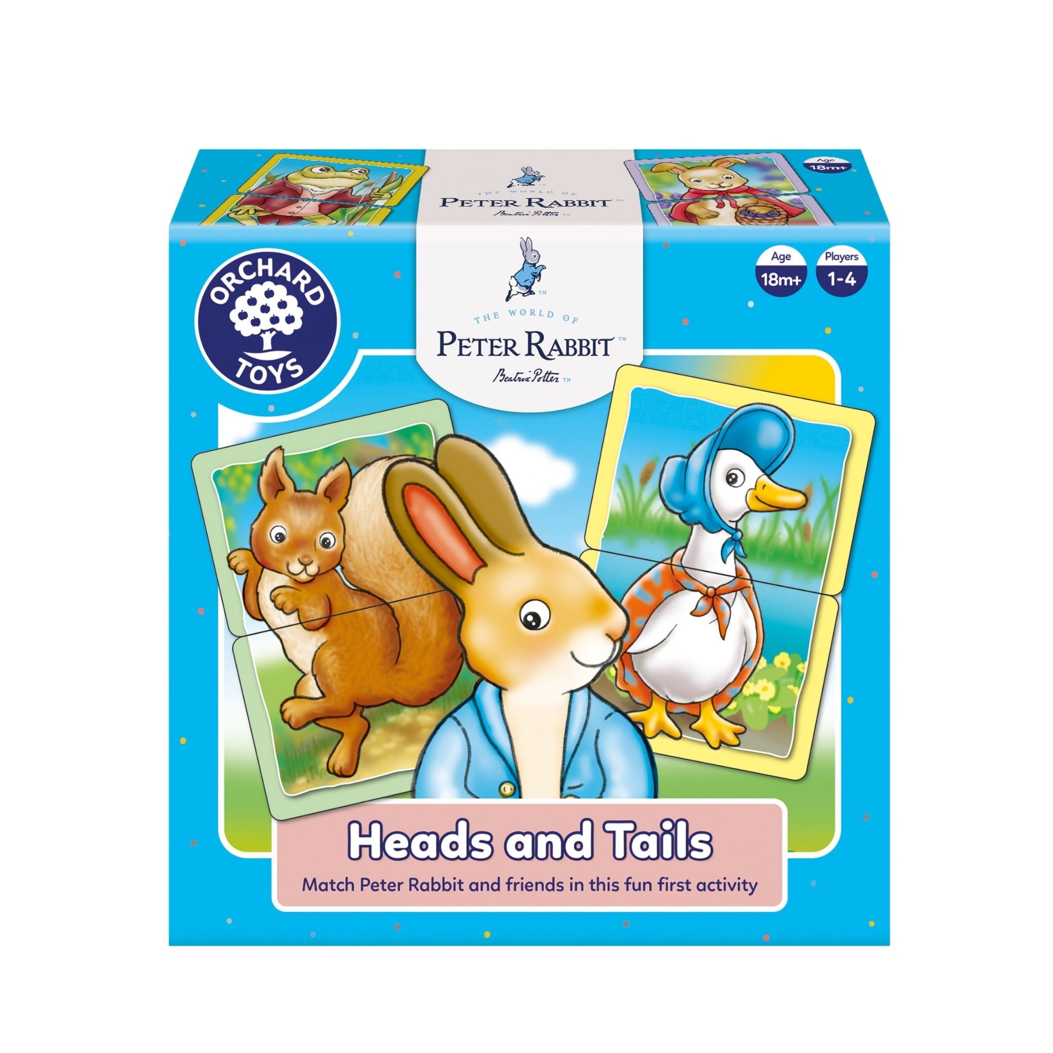 Orchard Toys Peter Rabbit - Heads & Tails Game