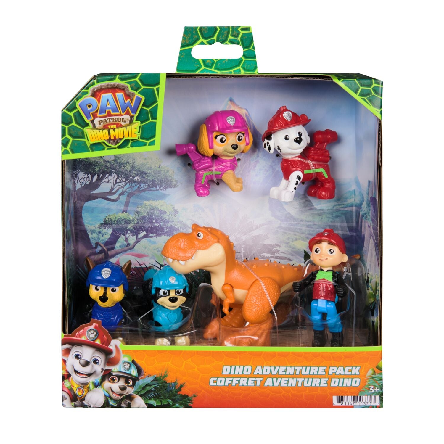 PAW Patrol The Dino Movie Dino Adventure Figure Pack