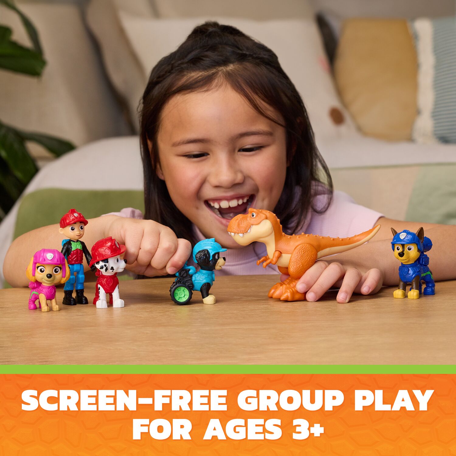 PAW Patrol The Dino Movie Dino Adventure Figure Pack