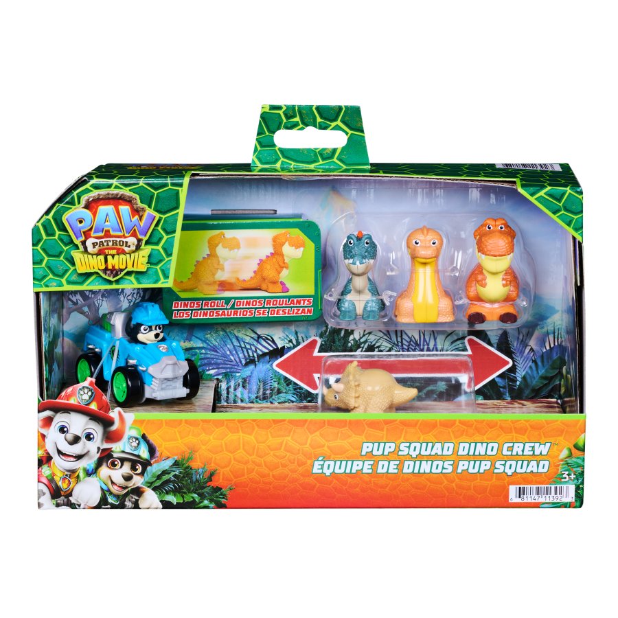 PAW Patrol The Dino Movie Pup Squad Dino Crew 5-Pack