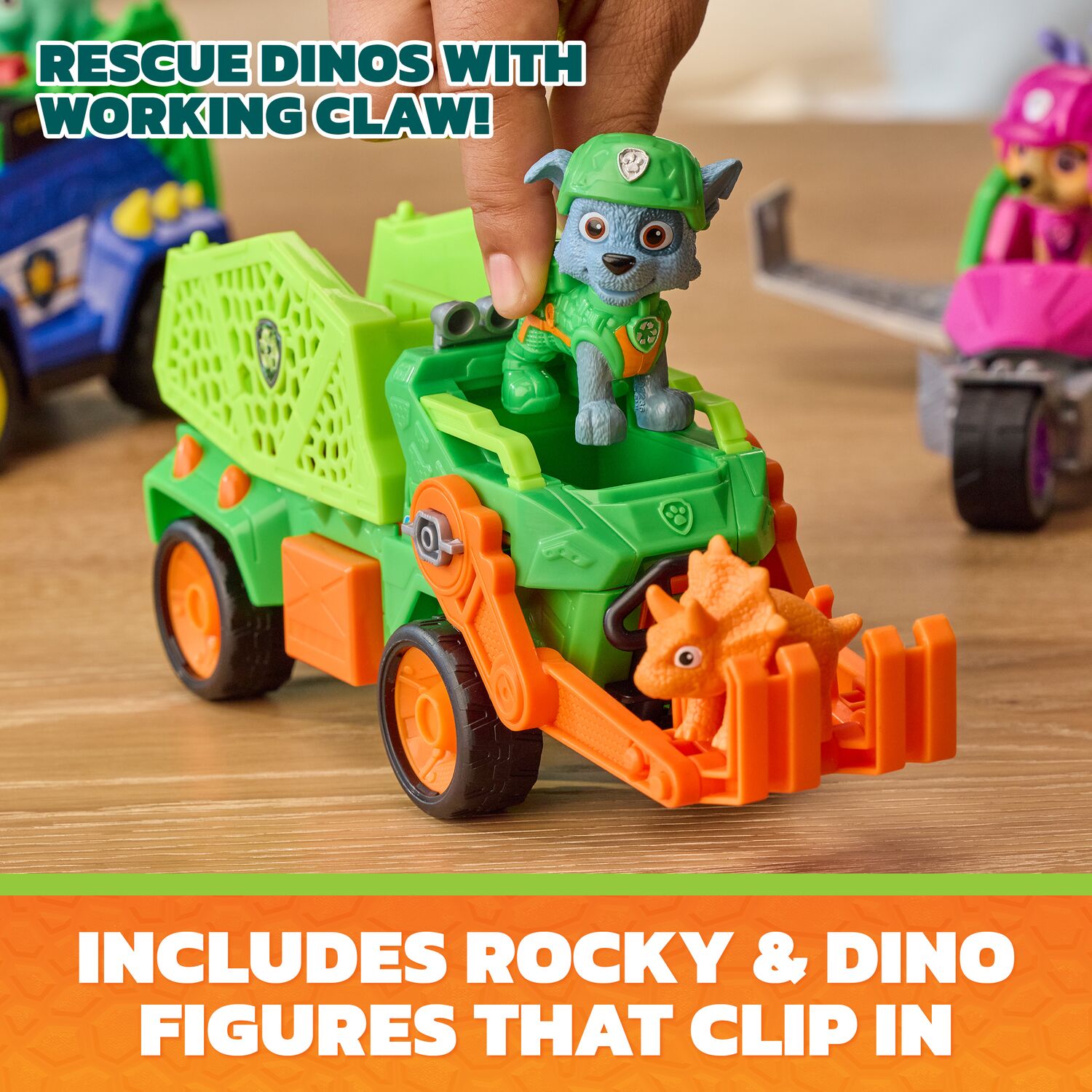 PAW Patrol The Dino Movie Rocky Dino Rescue Recycler