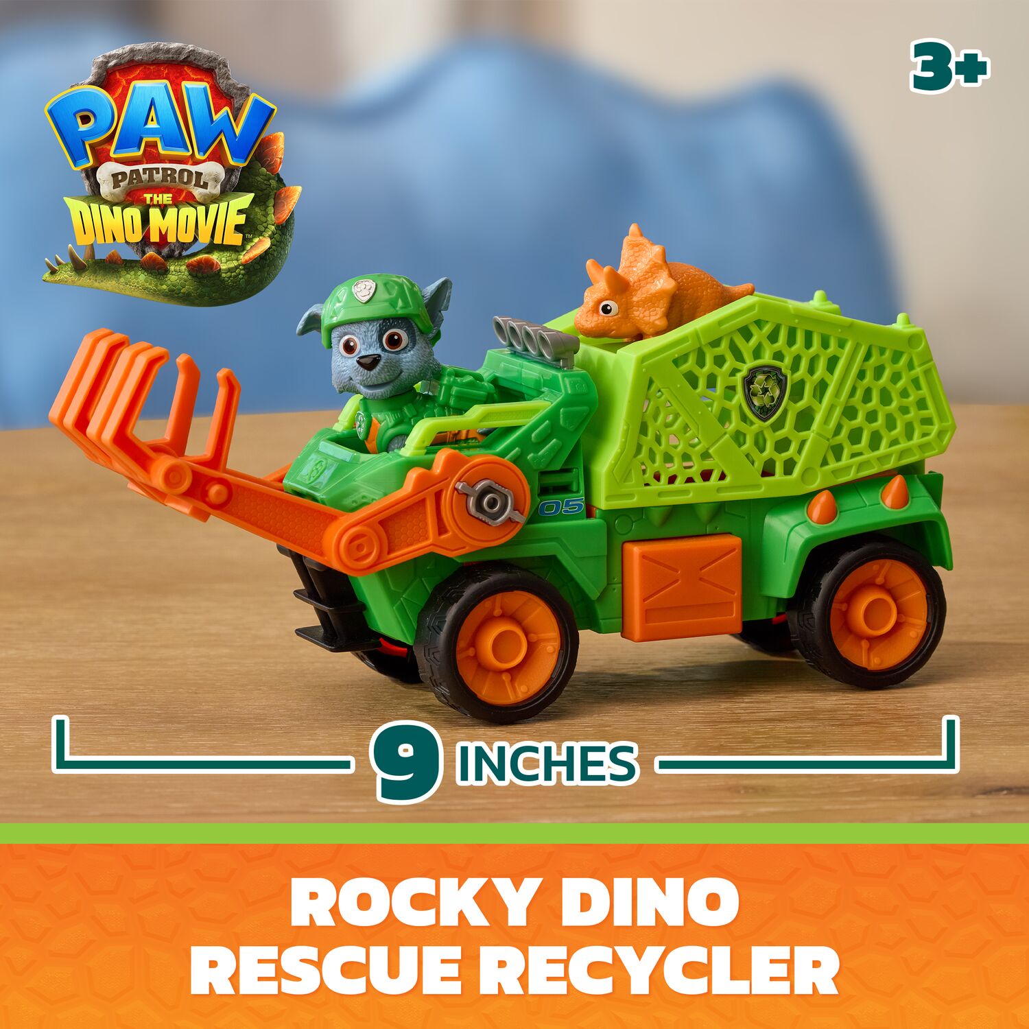 PAW Patrol The Dino Movie Rocky Dino Rescue Recycler