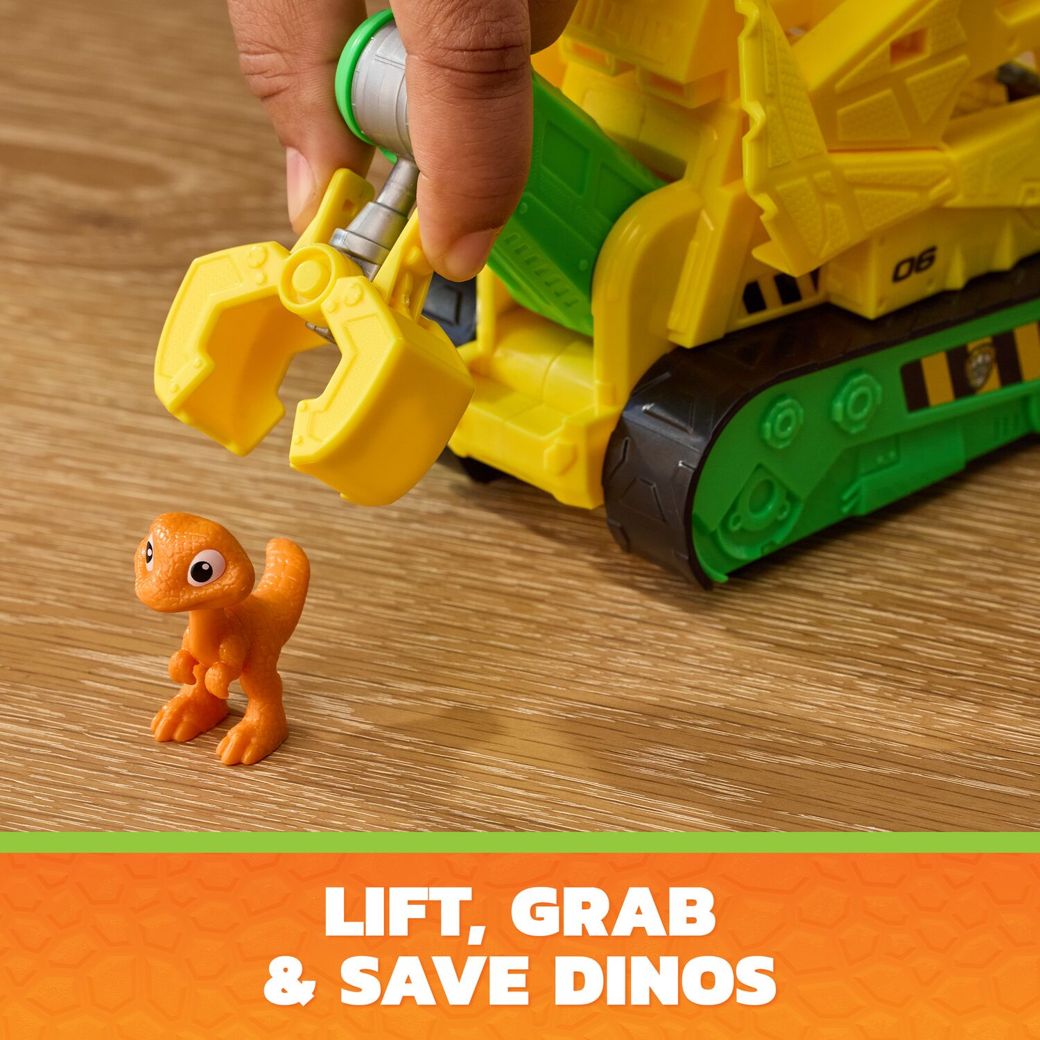 PAW Patrol The Dino Movie Rubble Dino Rescue Bulldozer