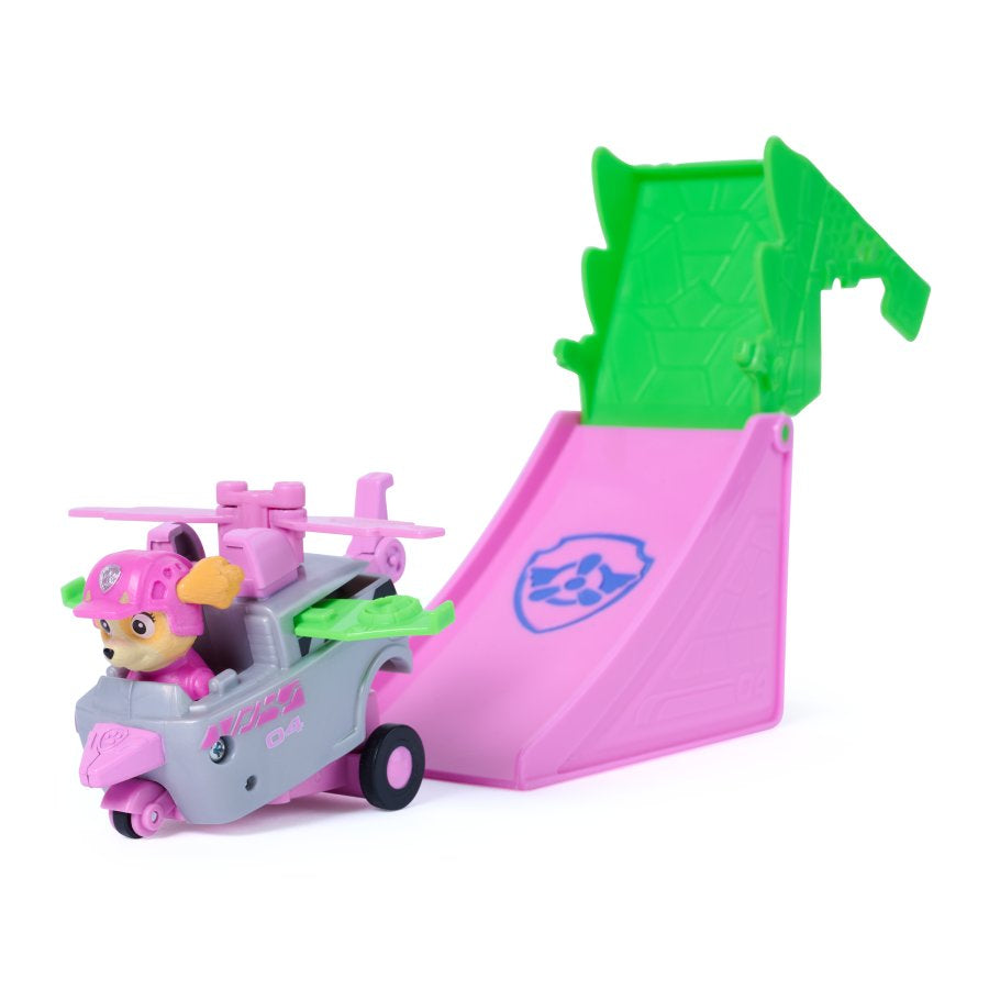 PAW Patrol The Dino Movie Skye Pup Squad Jump Shift Flip Racers
