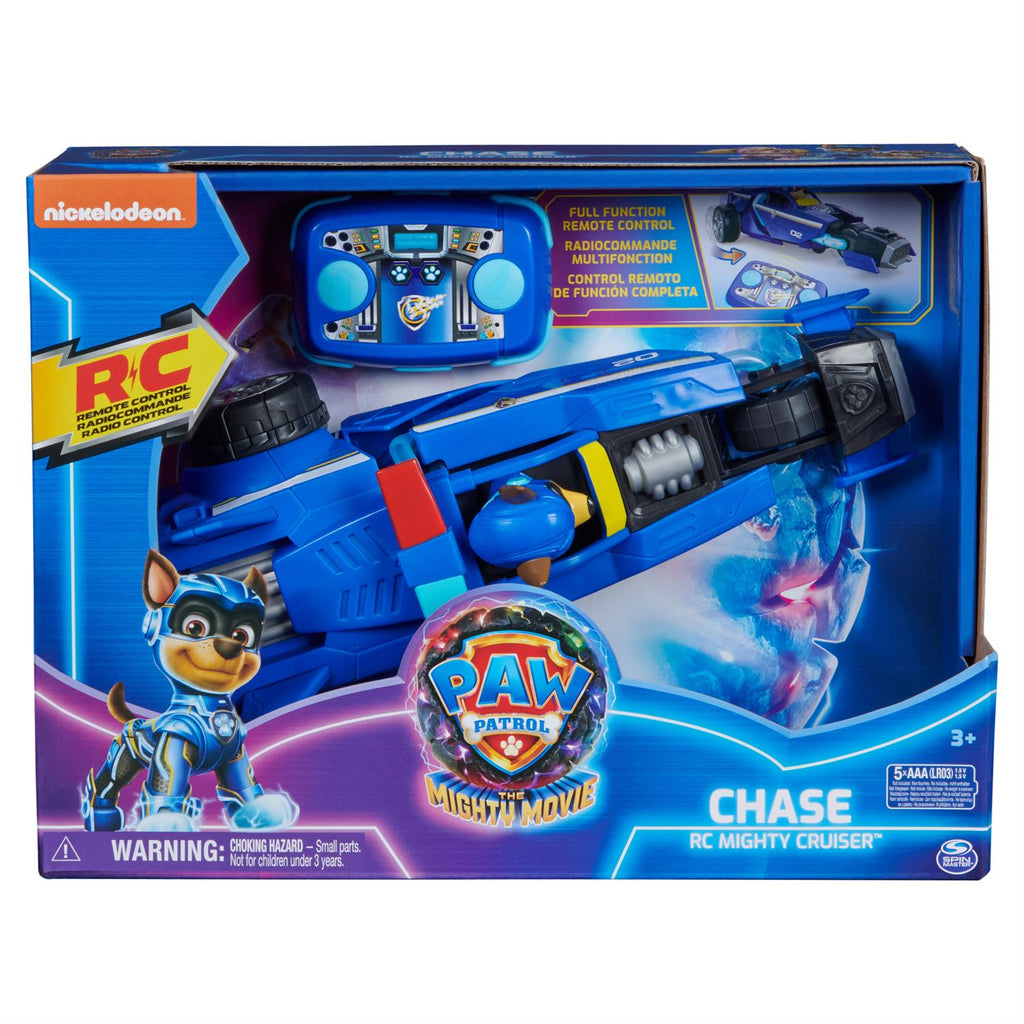 PAW PATROL THE MIGHTY MOVIE CHASE'S RC MIGHTY CRUISER