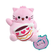 Pembe the Pink Cat 7 Inch Push  - Coffee