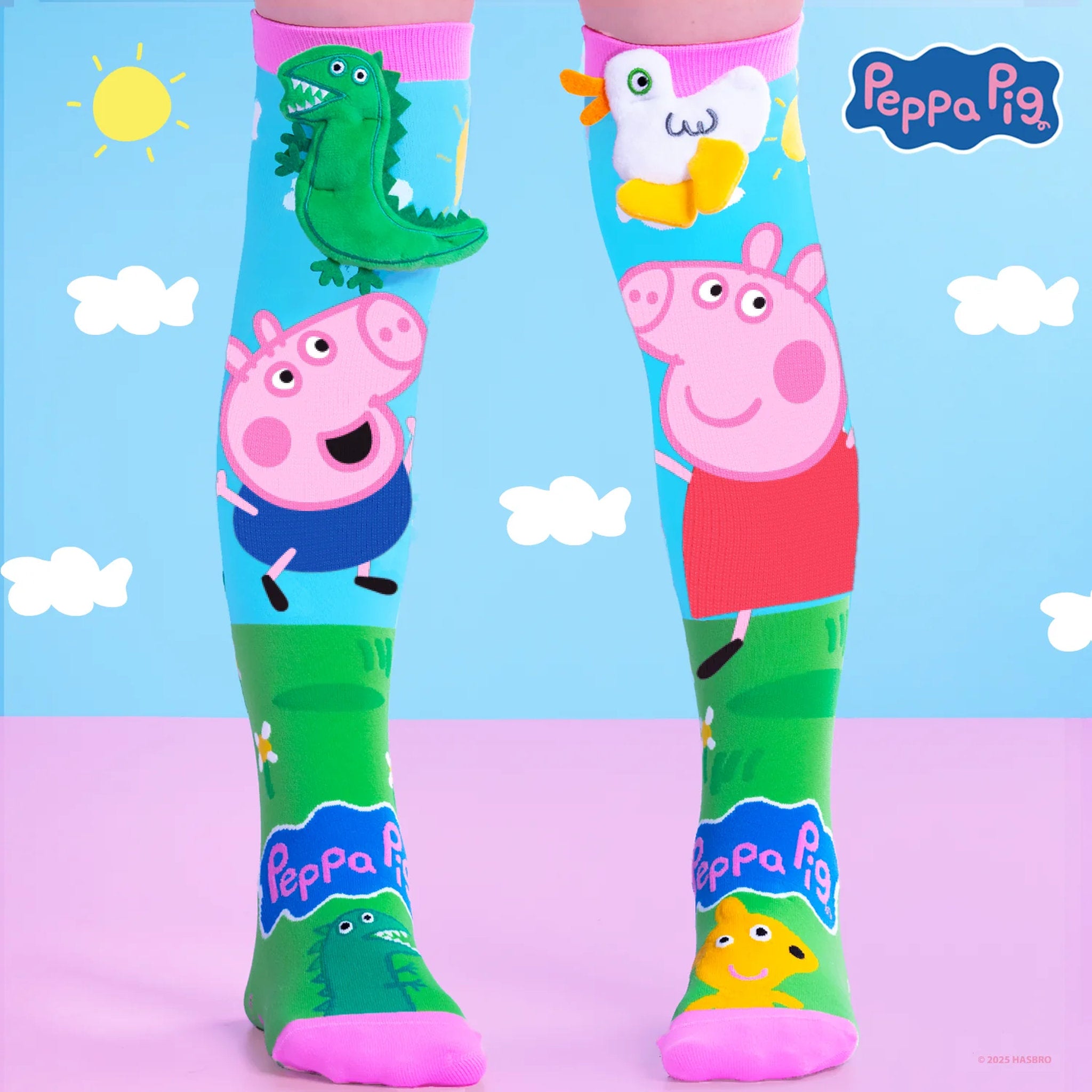 MADMIA Peppa Pig and George Adult Socks