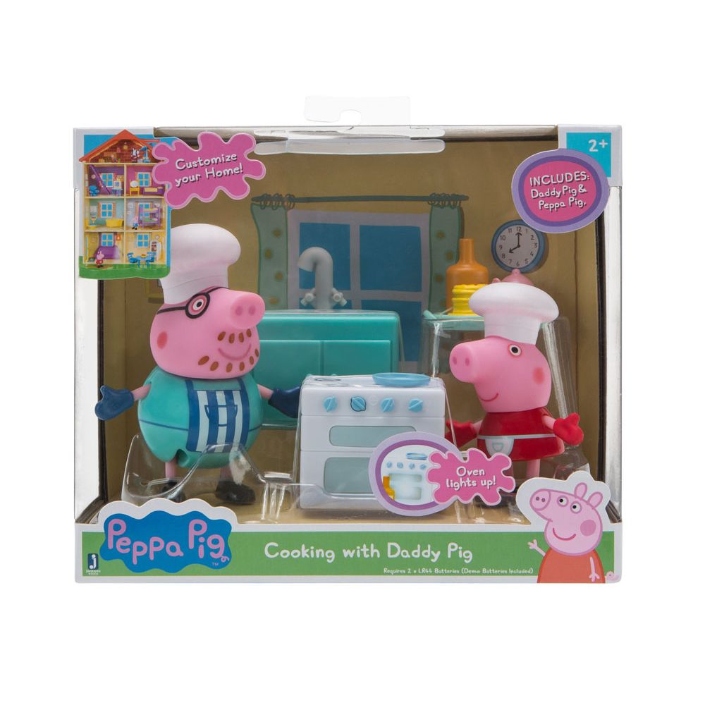 PEPPA PIG LITTLE ROOMS COOKING WITH DADDY PIG