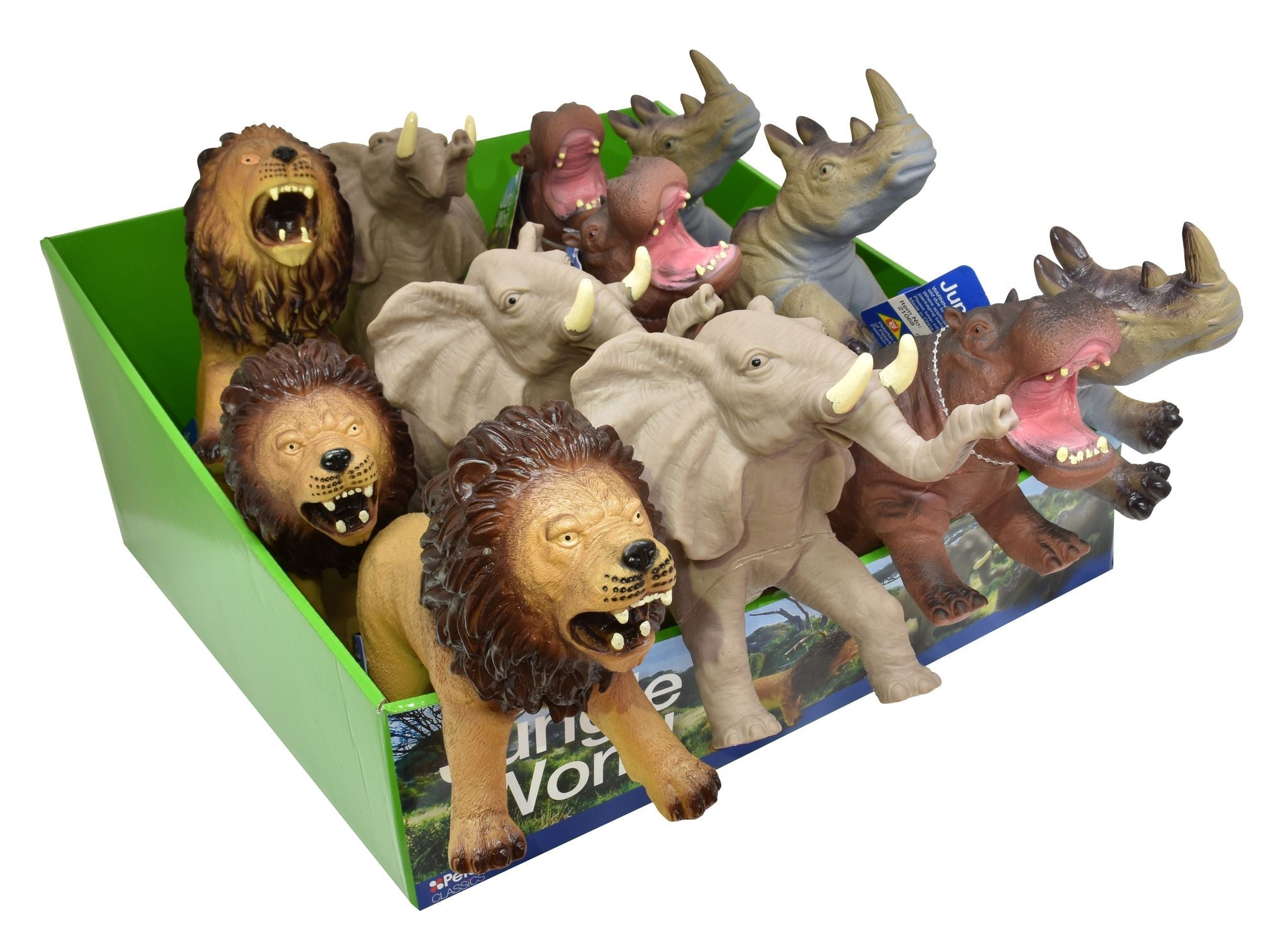 Peterkin Jungle World Soft Touch Wild Animals Assorted Styles