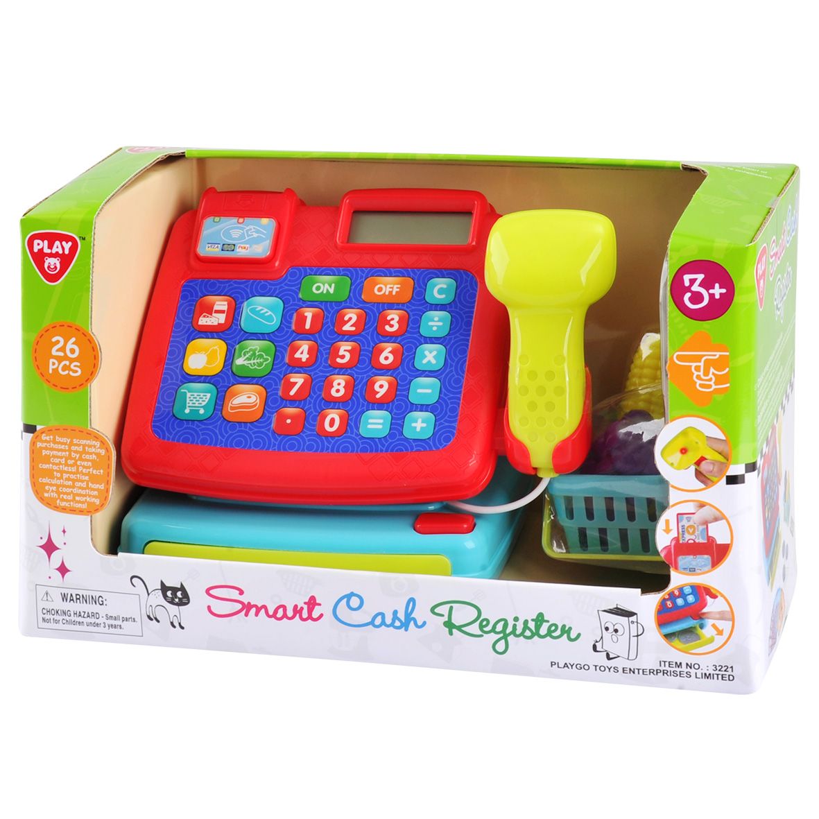Playgo Toys Battery Operated Smart Cash Register