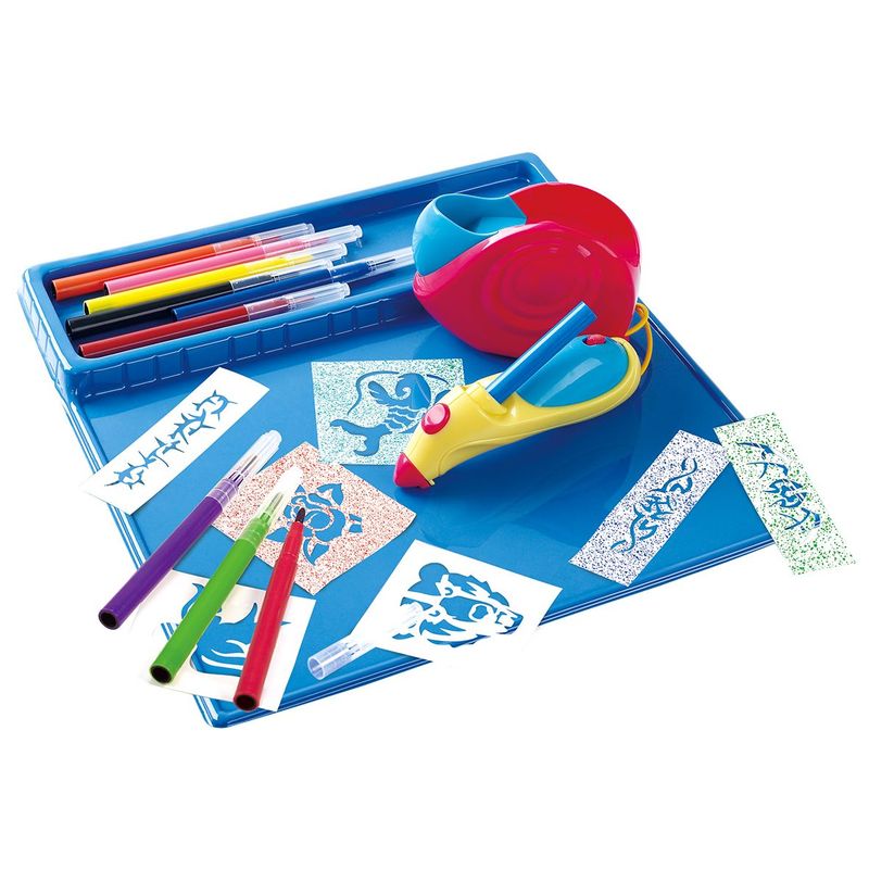 Playgo Toys Air Brush Tattoo Studio 14 Pieces