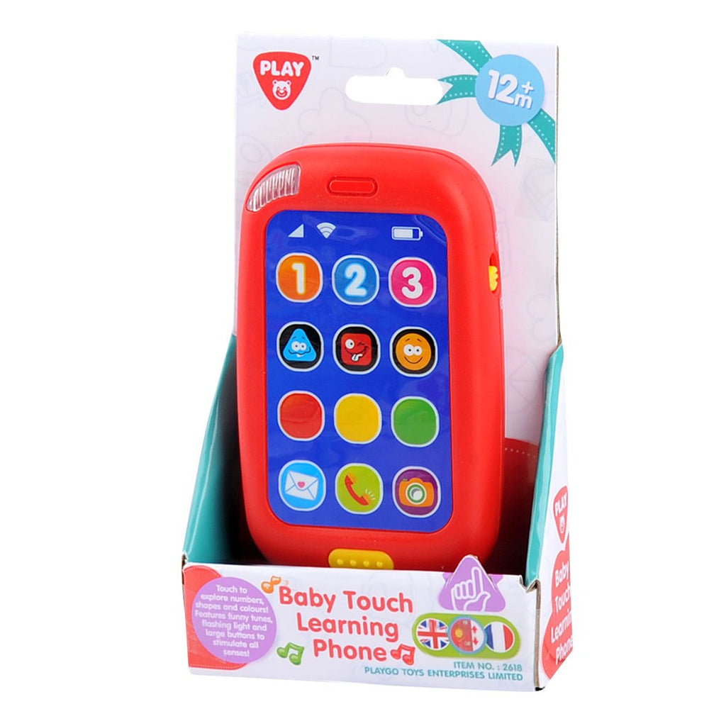 PLAYGO TOYS ENT. LTD. BABY TOUCH LEARNING PHONE RED