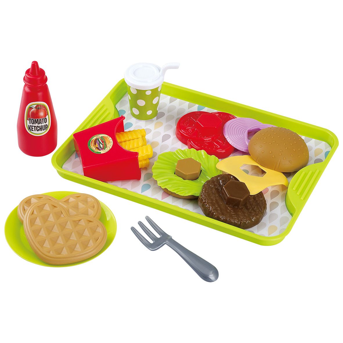 Playgo Toys Lunch Burger Meal 23 Piece - Toyworld Australia