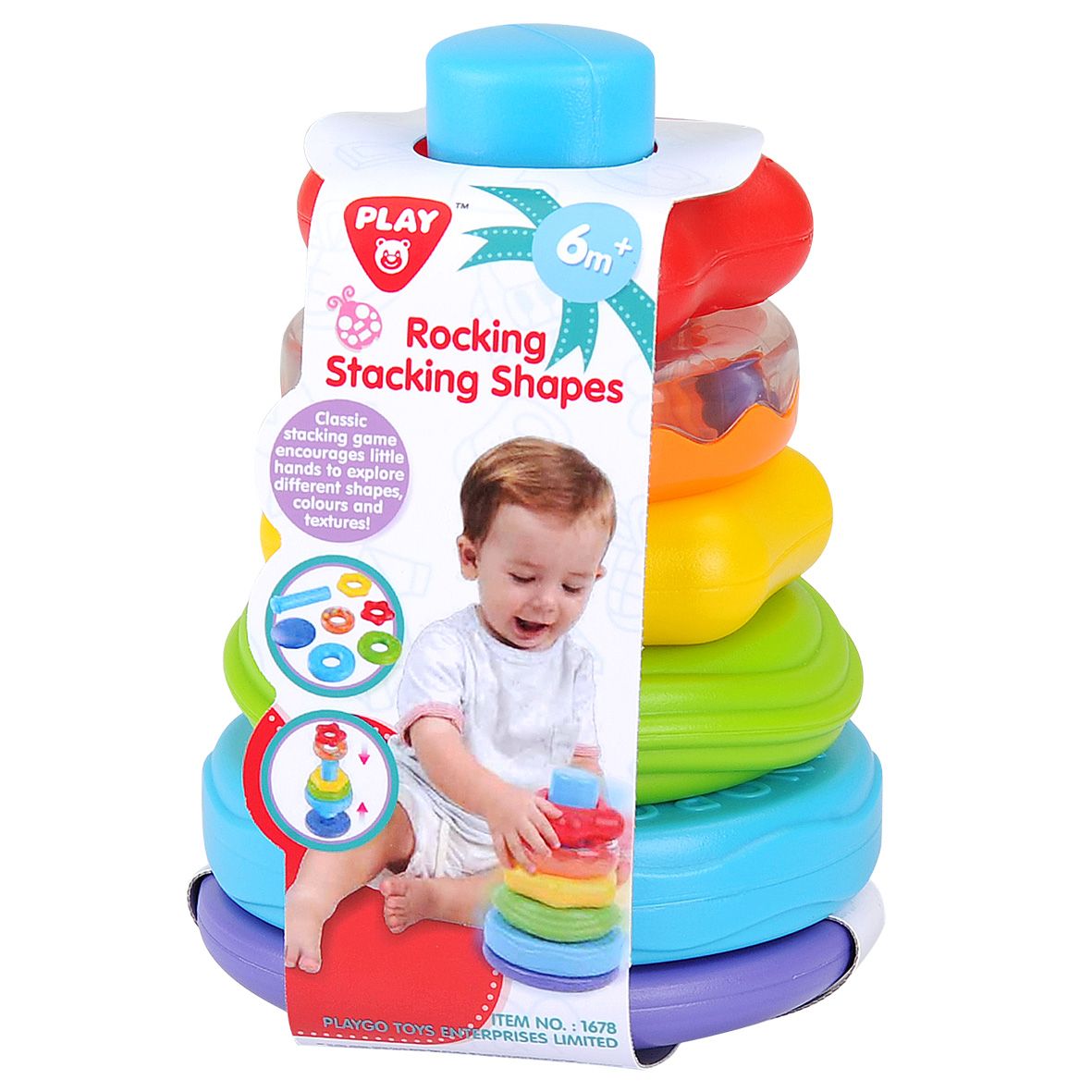 Playgo Toys Ent. Ltd. Rocking Stacking Shapes – Toyworld Australia