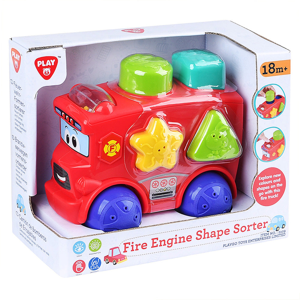 Playgo Toys Fire Engine Shape Sorter