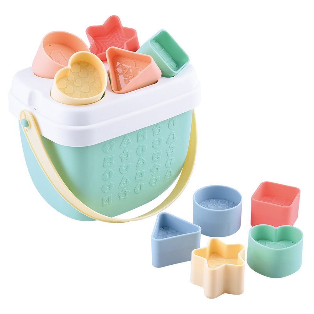 Playgo Toys Recycled Material Match-A-Shape Bucket