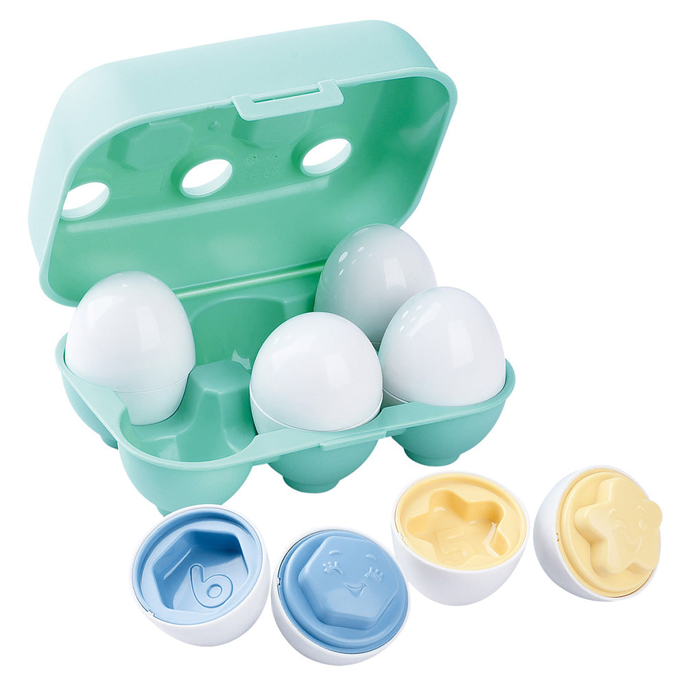 Playgo Toys Recycled Material Rainbow Sorter Eggs