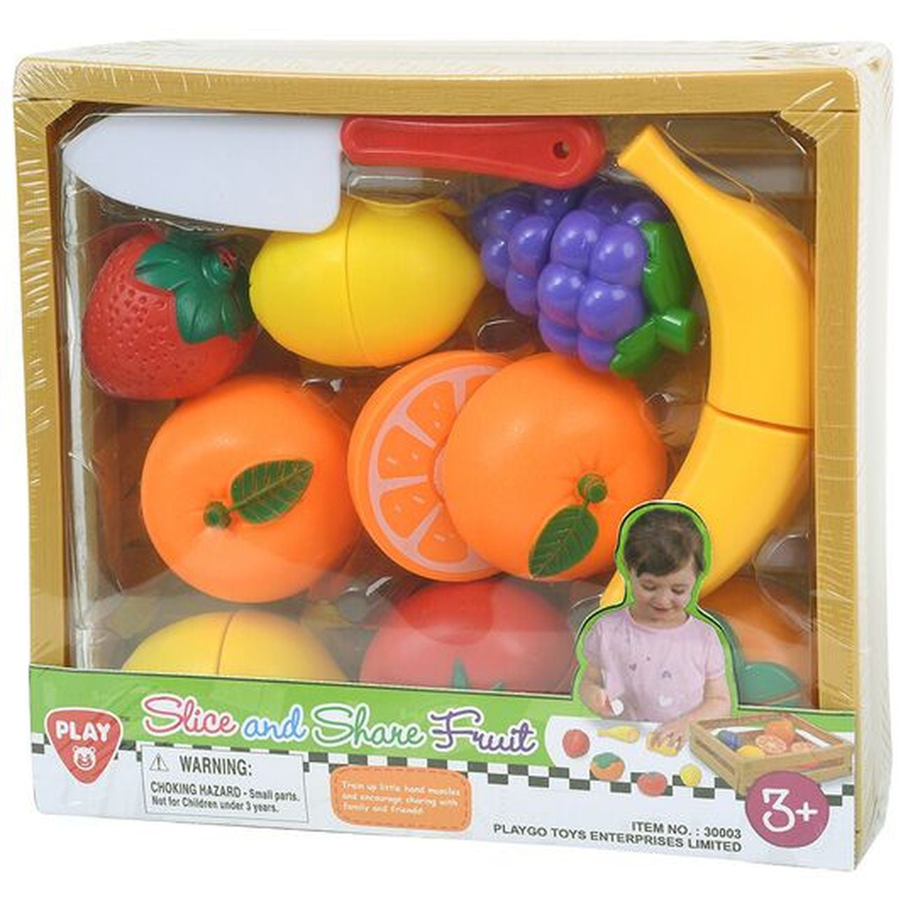 Playgo Toys Slice And Share Fruit 11 Piece