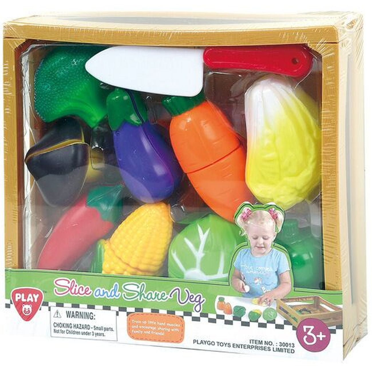 Playgo Toys Slice And Share Veg 11 Piece