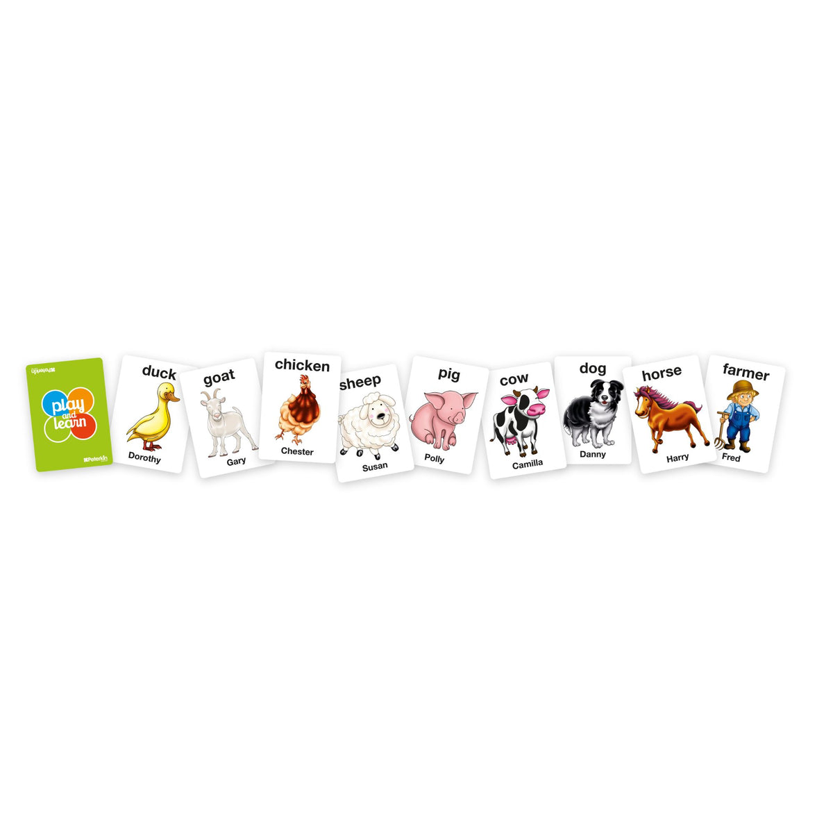 Play And Learn Farm Snap Card Game – Toyworld Australia
