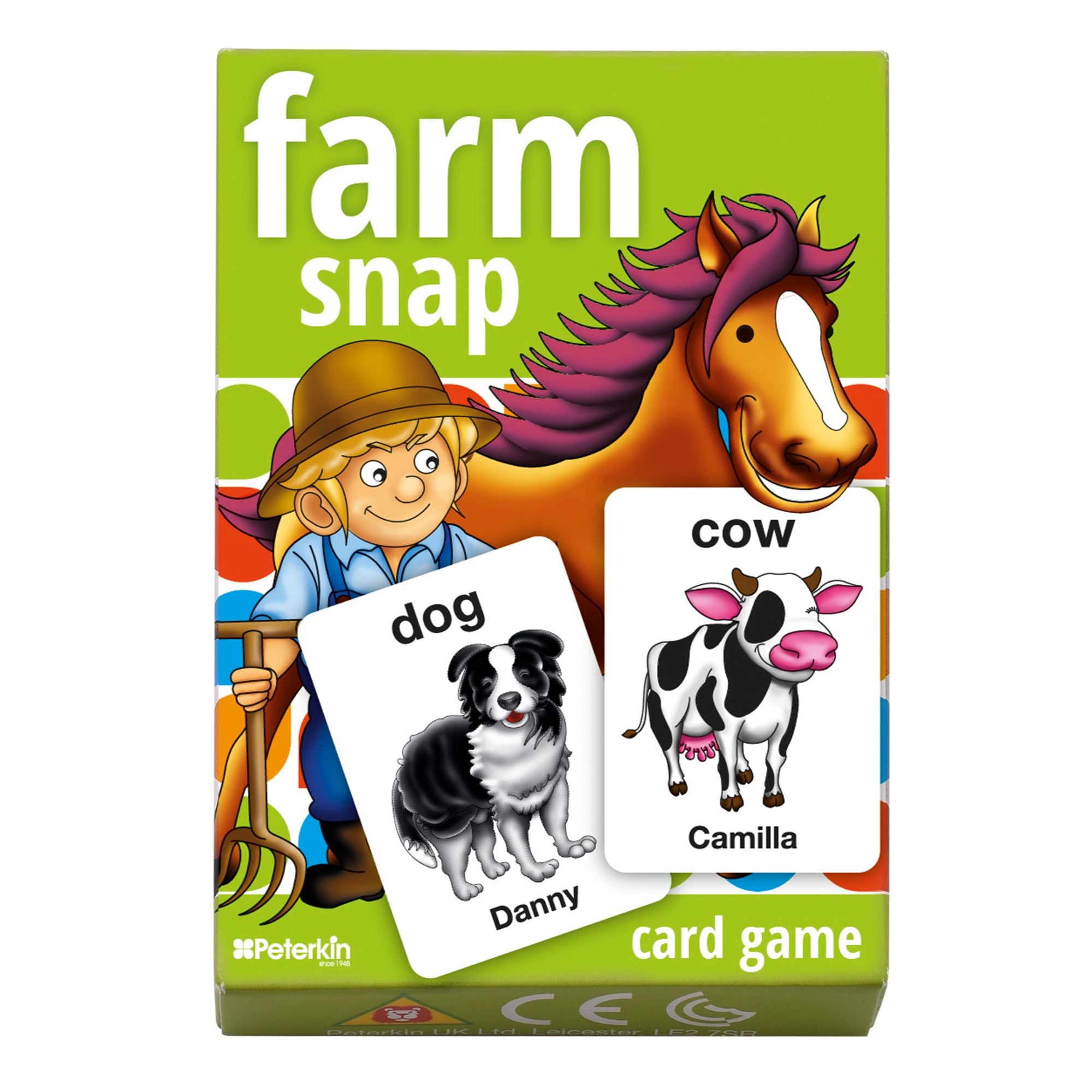 Play And Learn Farm Snap Card Game