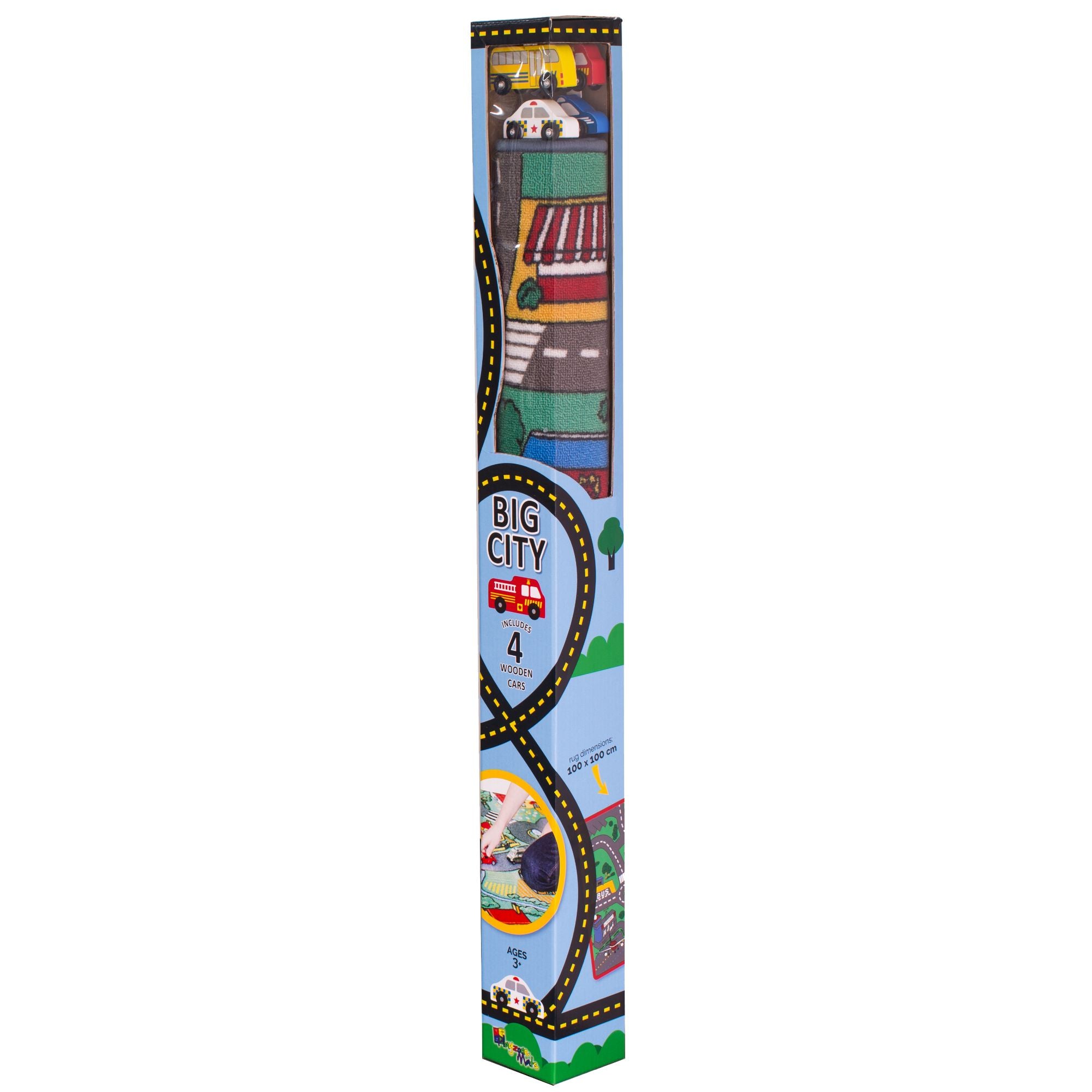 Play Zone Mats Big City 133X100cm Playmat