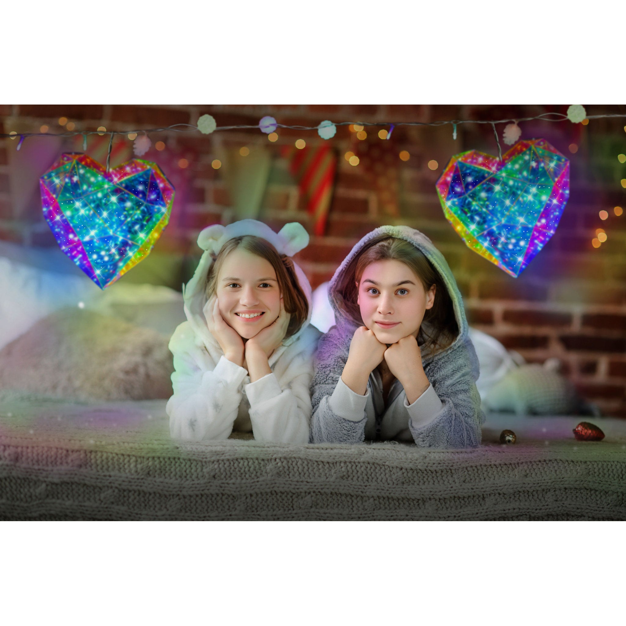 Prismic Hanging Heart 3D Puzzle