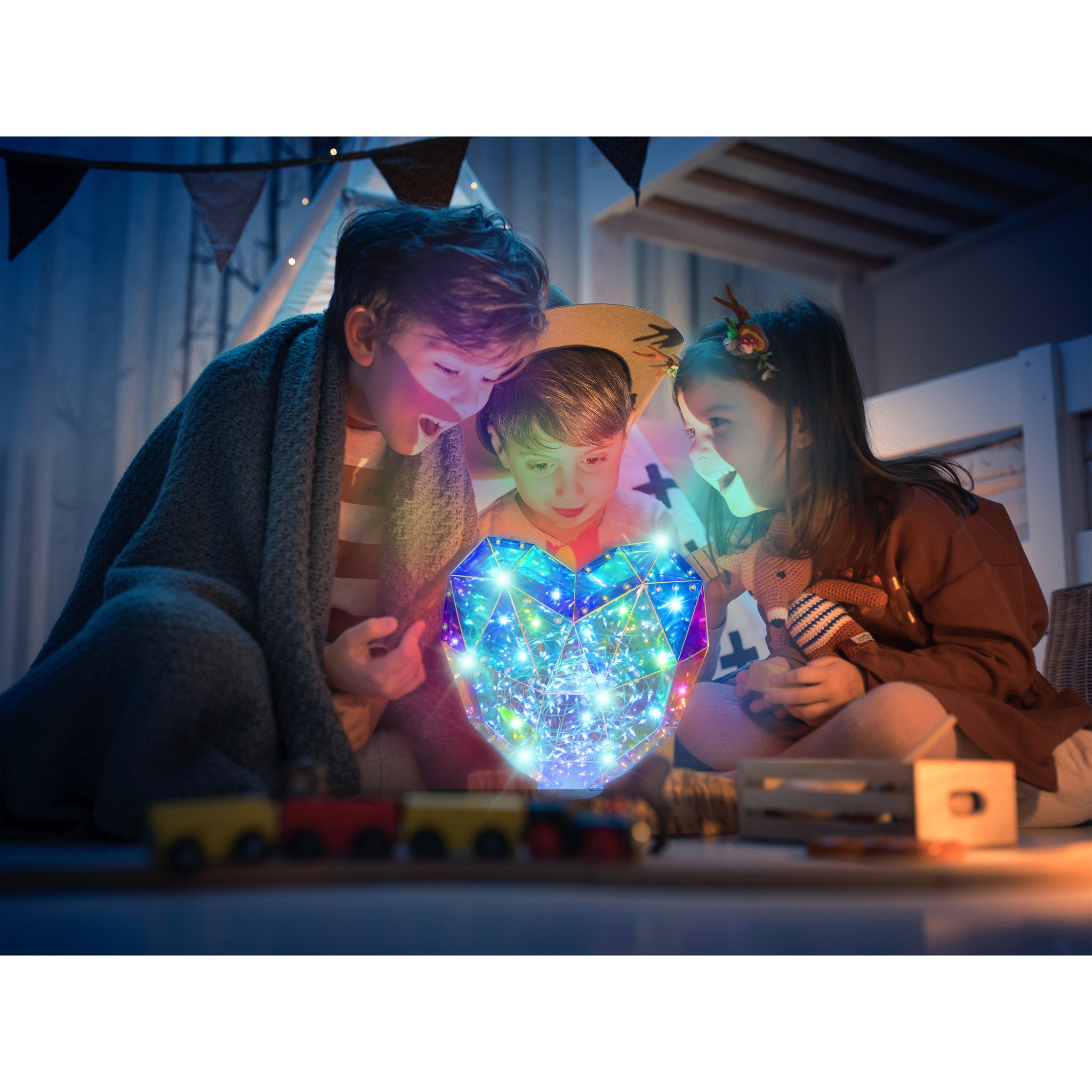 Prismic Table Top Heart Lantern 3D Puzzle