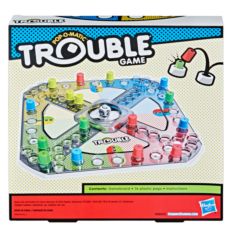 Pop-O-Matic Trouble Game