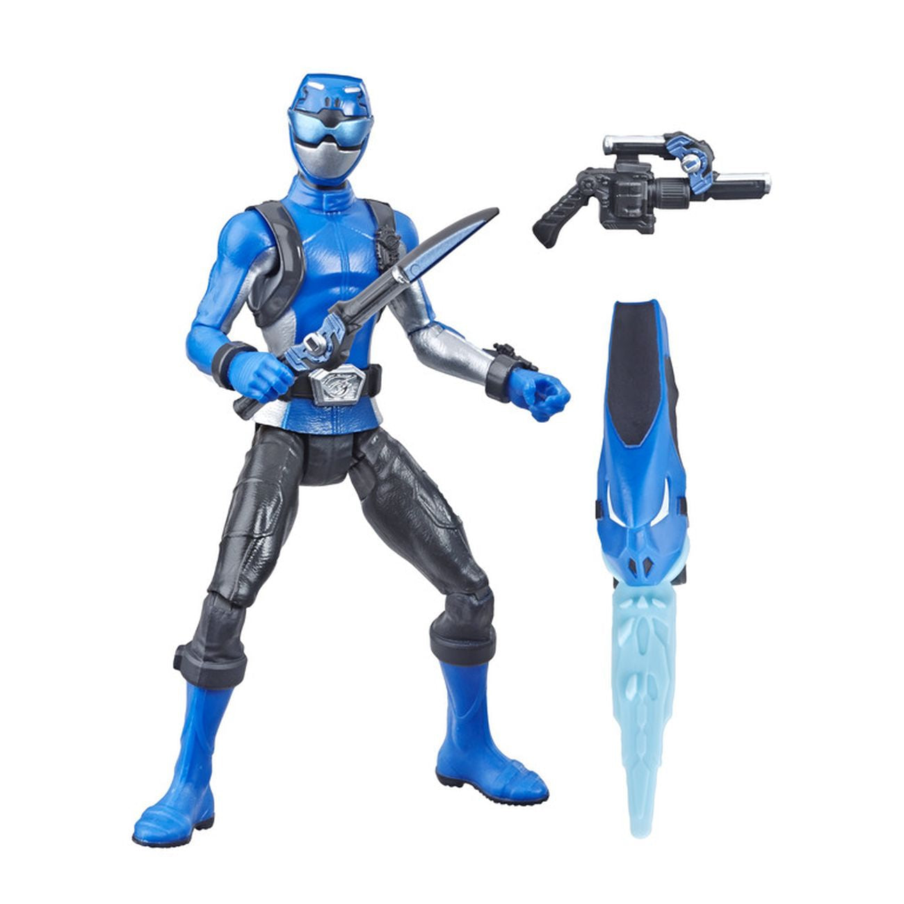 Power Rangers Beast Morphers 6 Inch(15cm) Figure Blue Ranger - Toyworld Australia