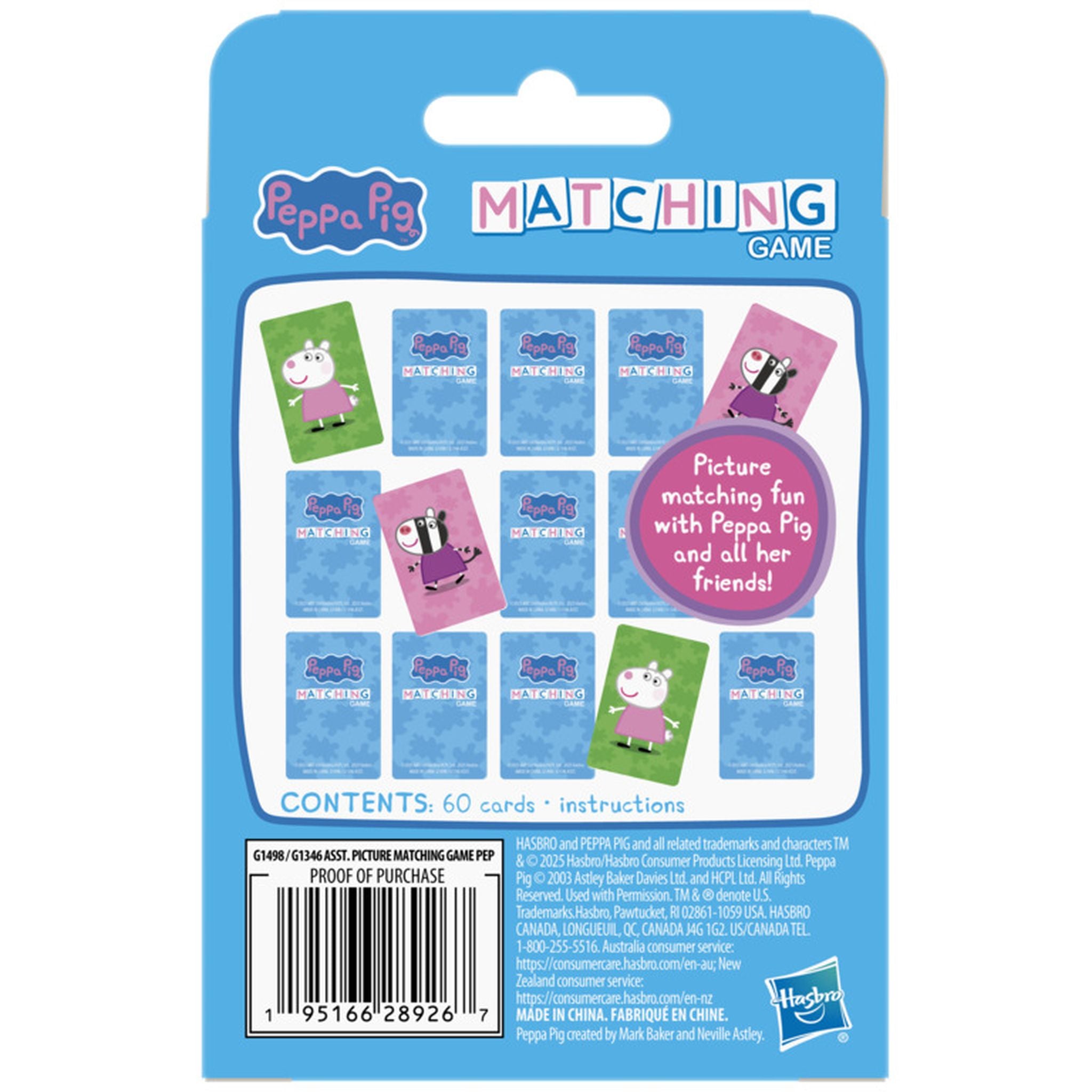 Picture Matching Game Peppa Pig - Toyworld Australia
