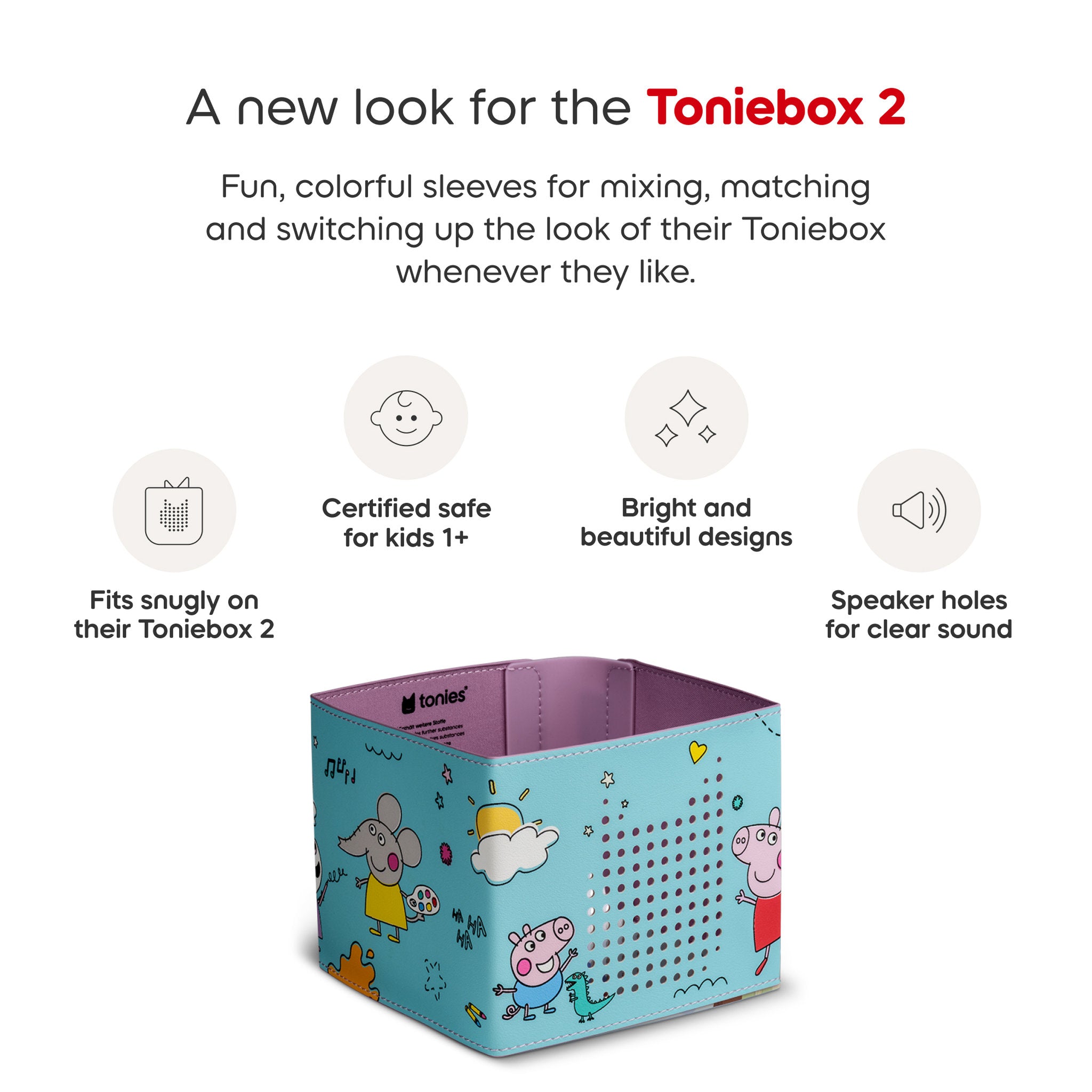 Tonies Toniebox 2 Sleeve - Peppa Pig