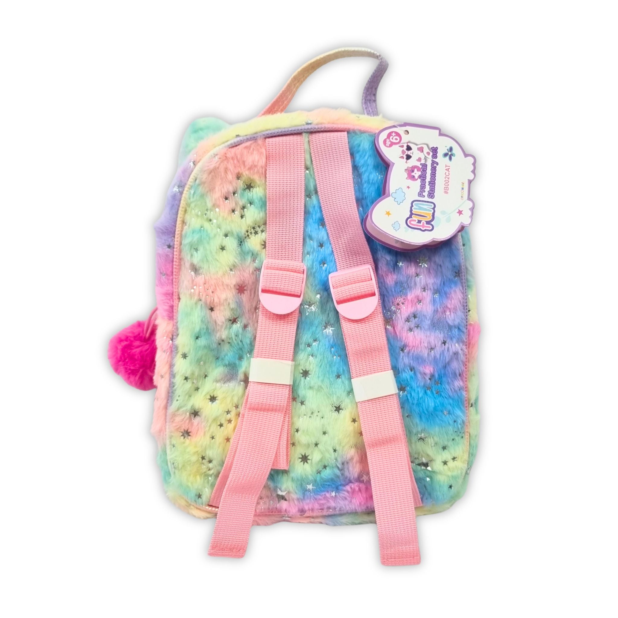 Creative Fun Cat Backpack Stationery Set