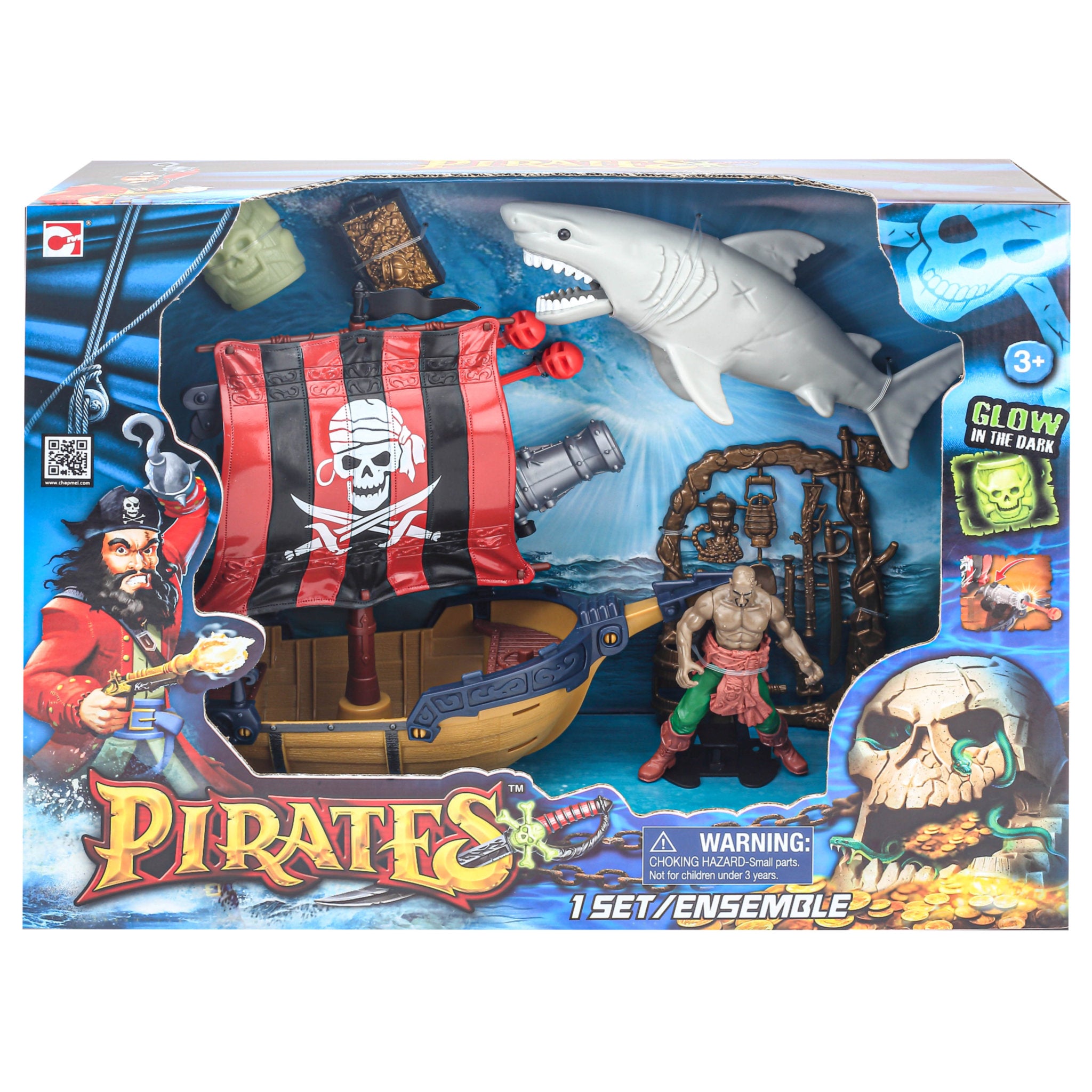 Pirates Shark Attack Treasure Quest Playset