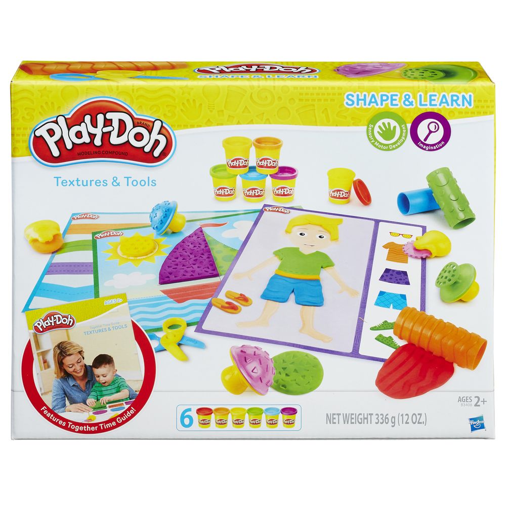 PLAY-DOH SHAPE & LEARN TEXTURES & TOOLS