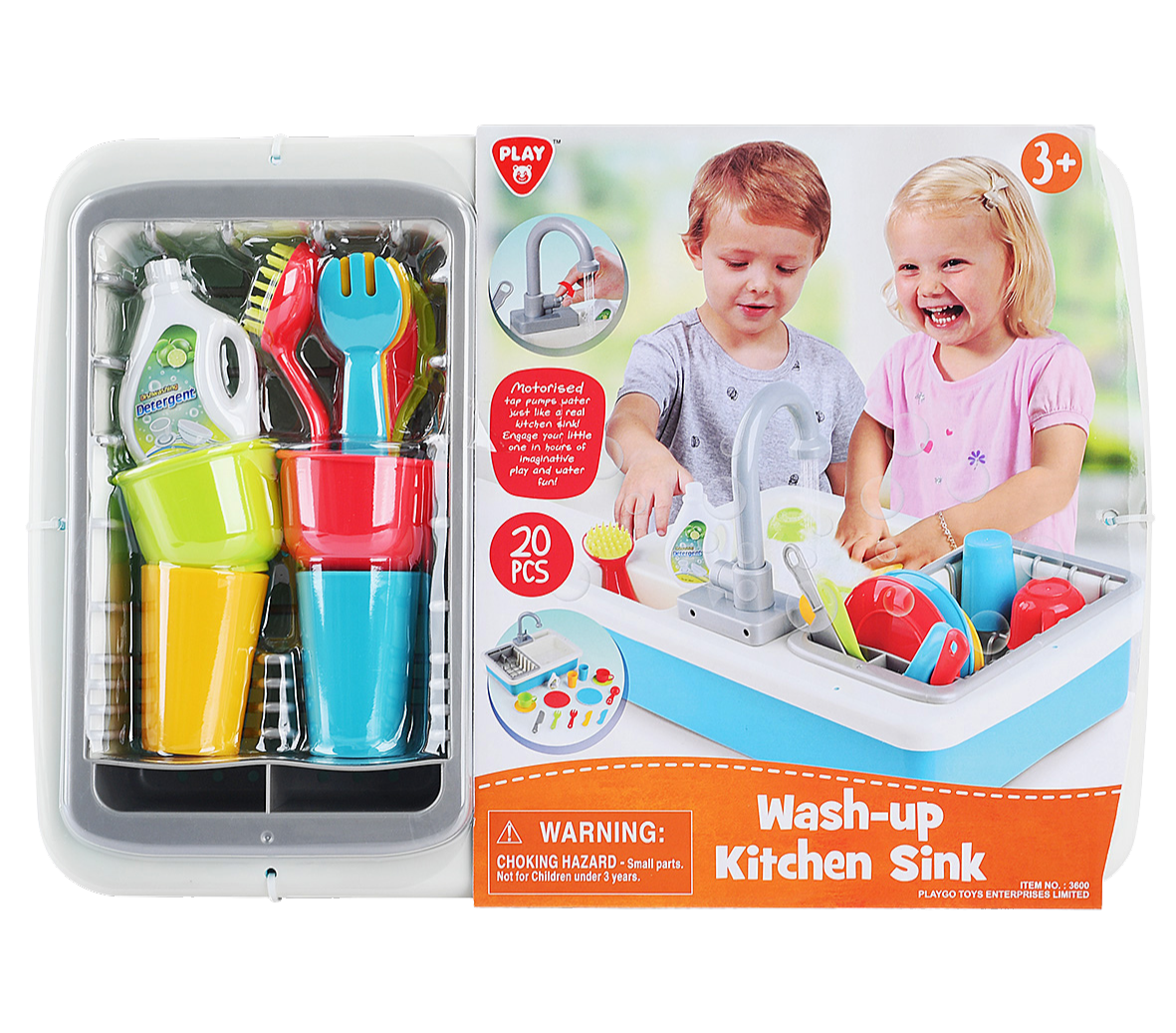 Playgo Toys Wash Up Kitchen Set