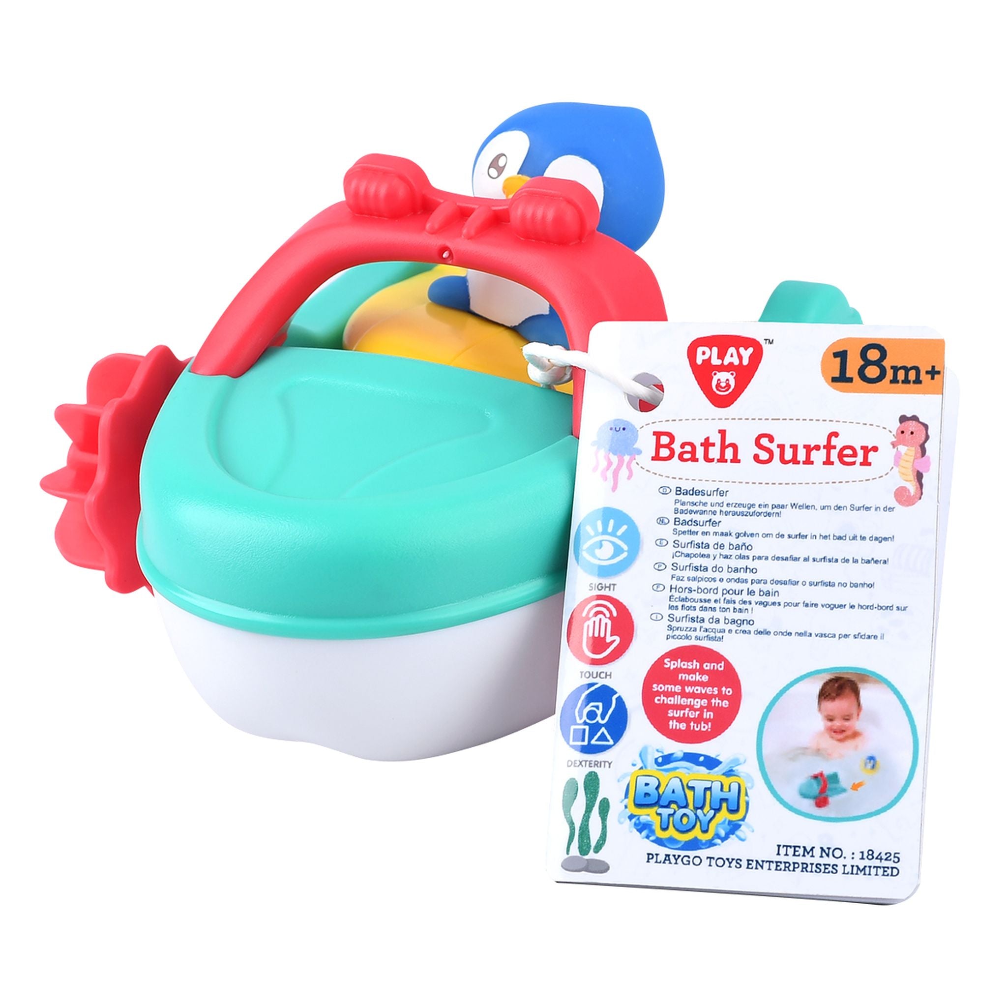 Playgo Toys Bath Surfer Toy Boat