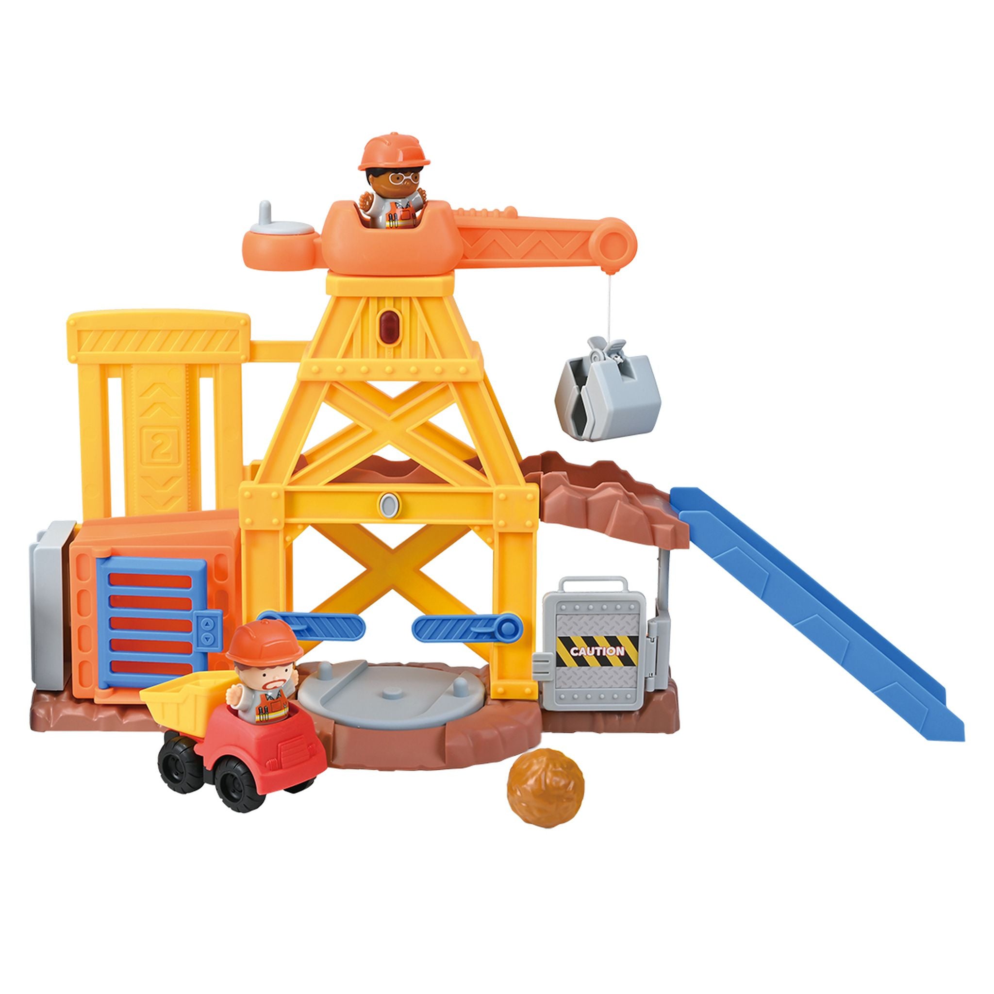Playgo Toys Construction Site 8 Piece Playset