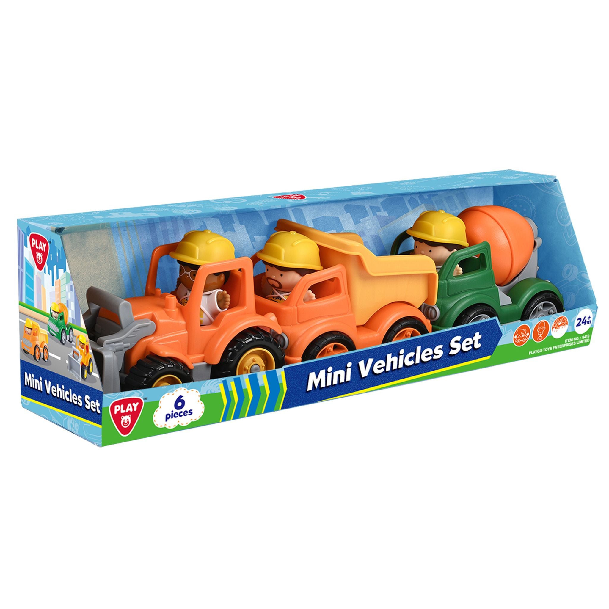 Playgo Toys Construction Vehicle 3 Pack