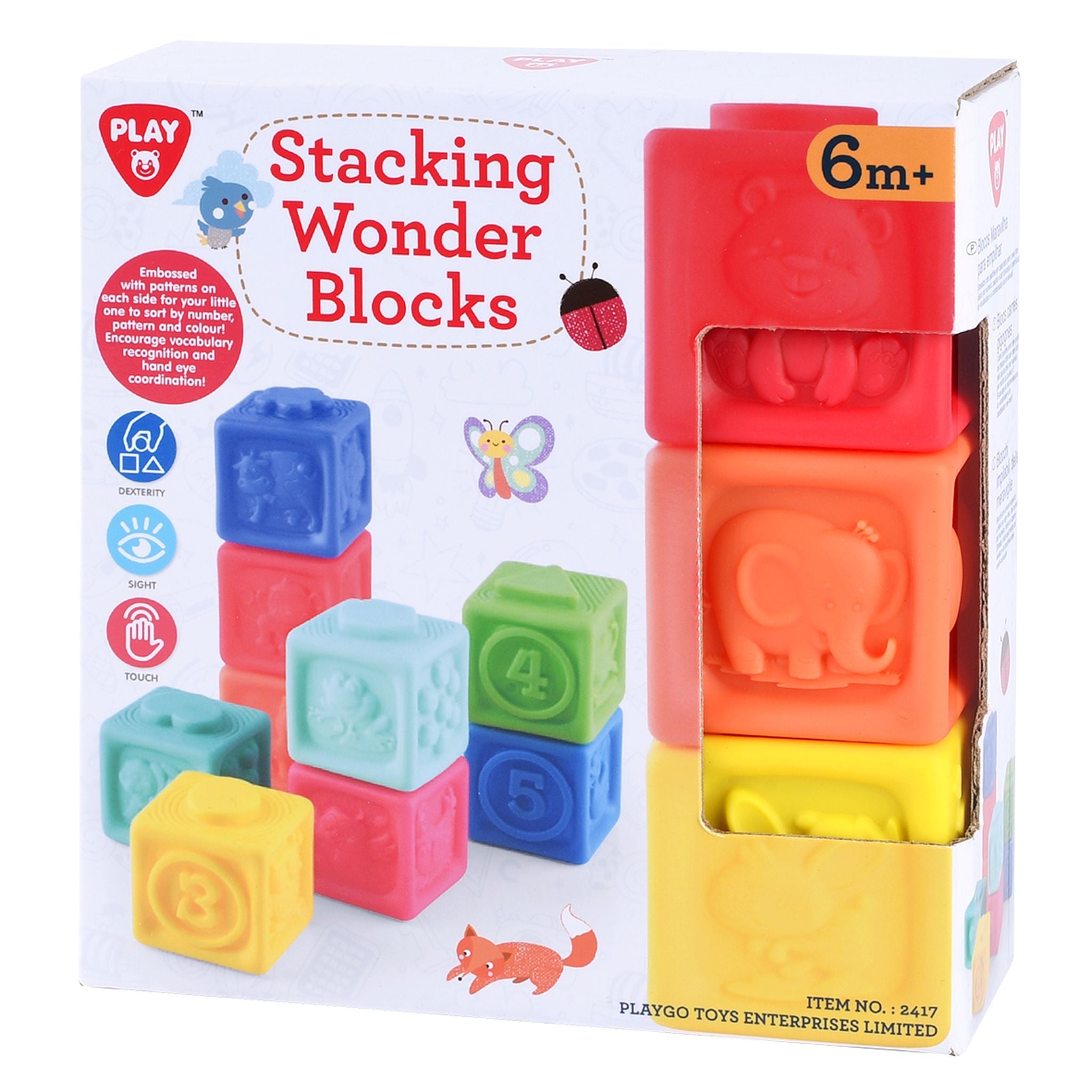 Playgo Toys Stacking Wonder Blocks 9 Piece