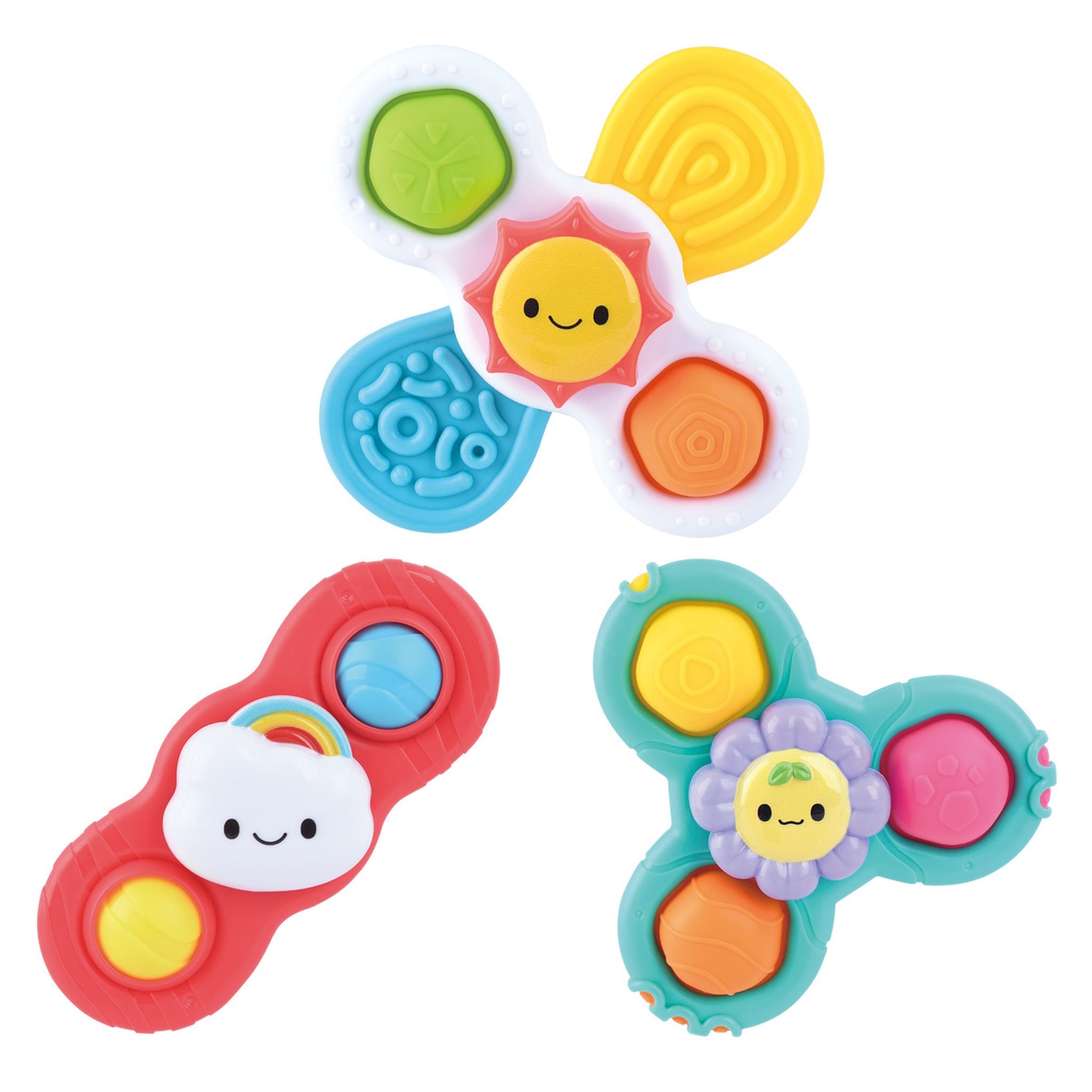 Playgo Toys Suction Spinner 3 Pack