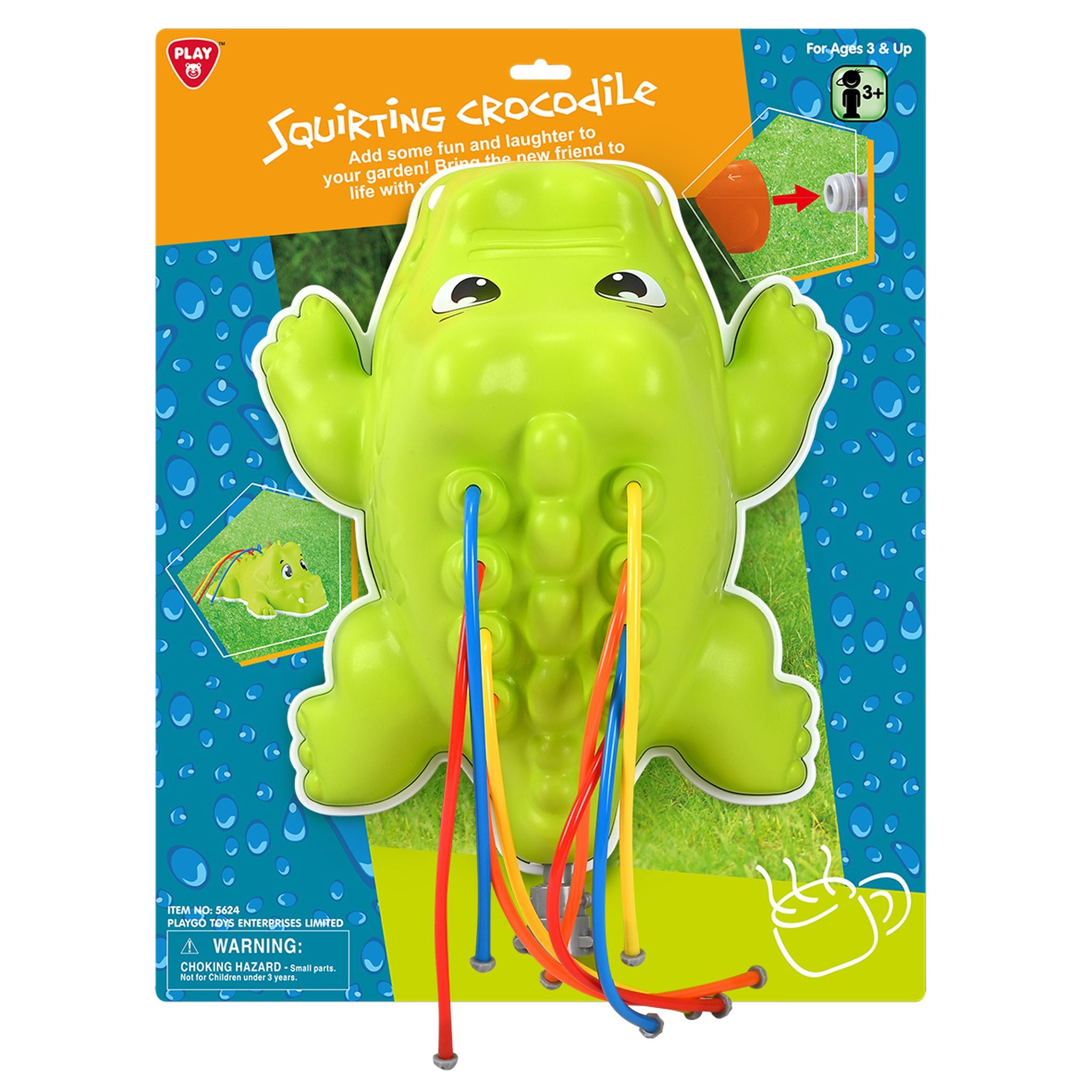Playgo Toys Wild Aqua Sprinkler - Colin The Squirting Crocodile