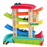 Playgo Toys Wooden Race Car Ramp - Toyworld Australia