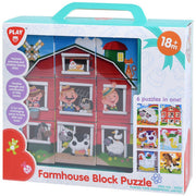 Playgo Toys Farmhouse Block Puzzle
