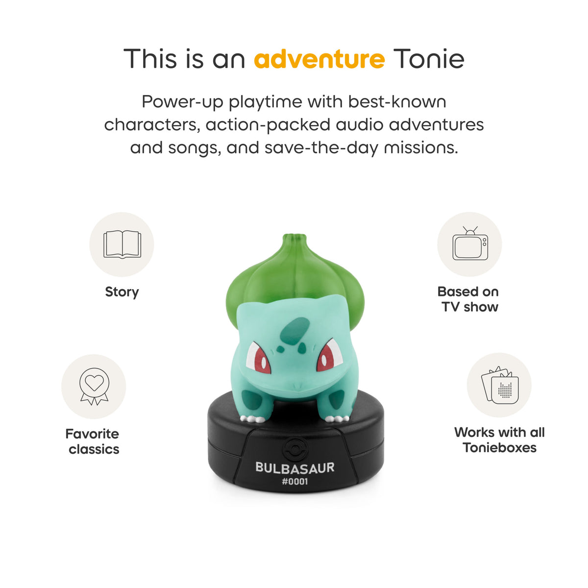 Tonies Audio Character - Pokémon Bulbasaur